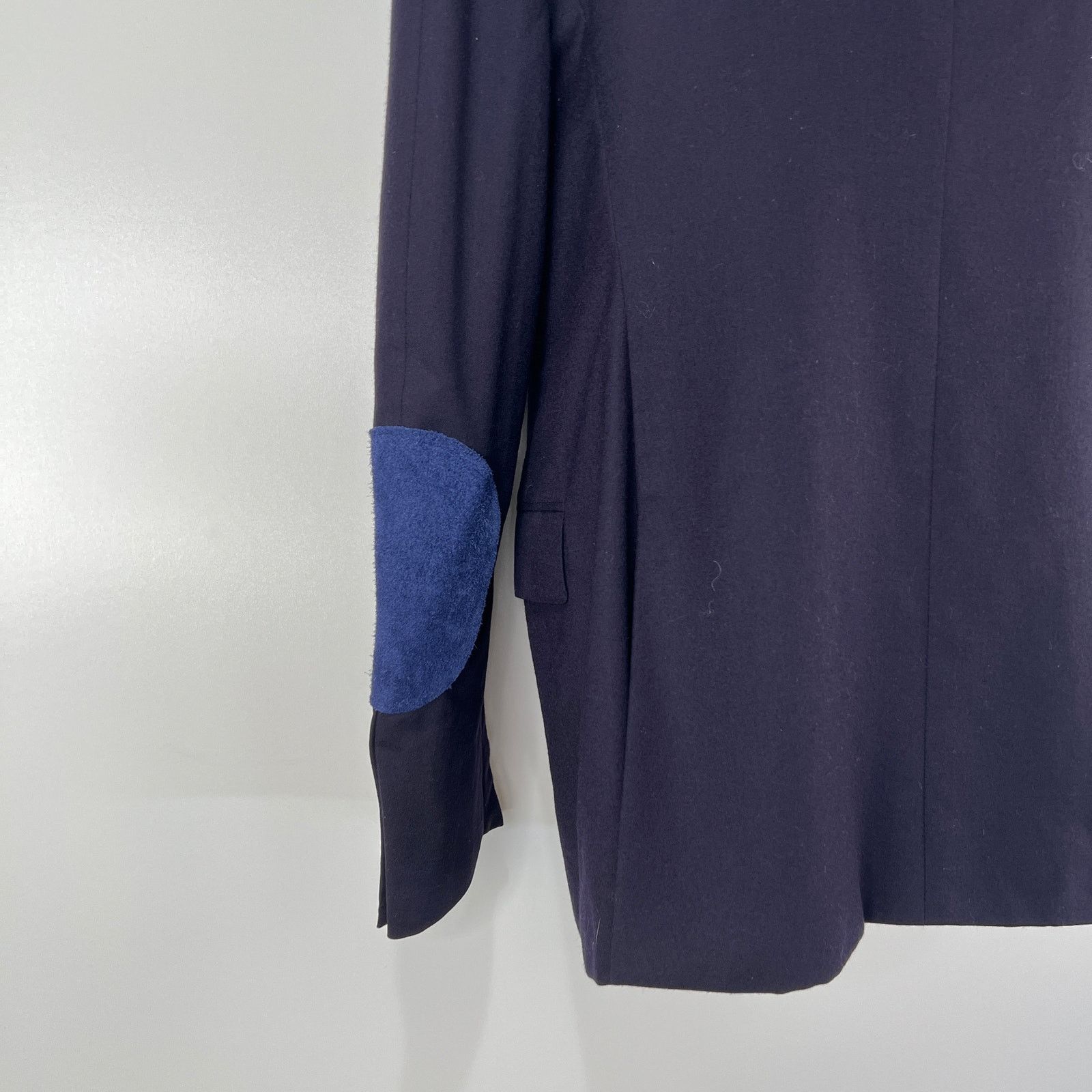 Polo Ralph Lauren Polo Ralph Lauren Wool Navy Blazer With Elbow Patches Size 42R - 11 Thumbnail