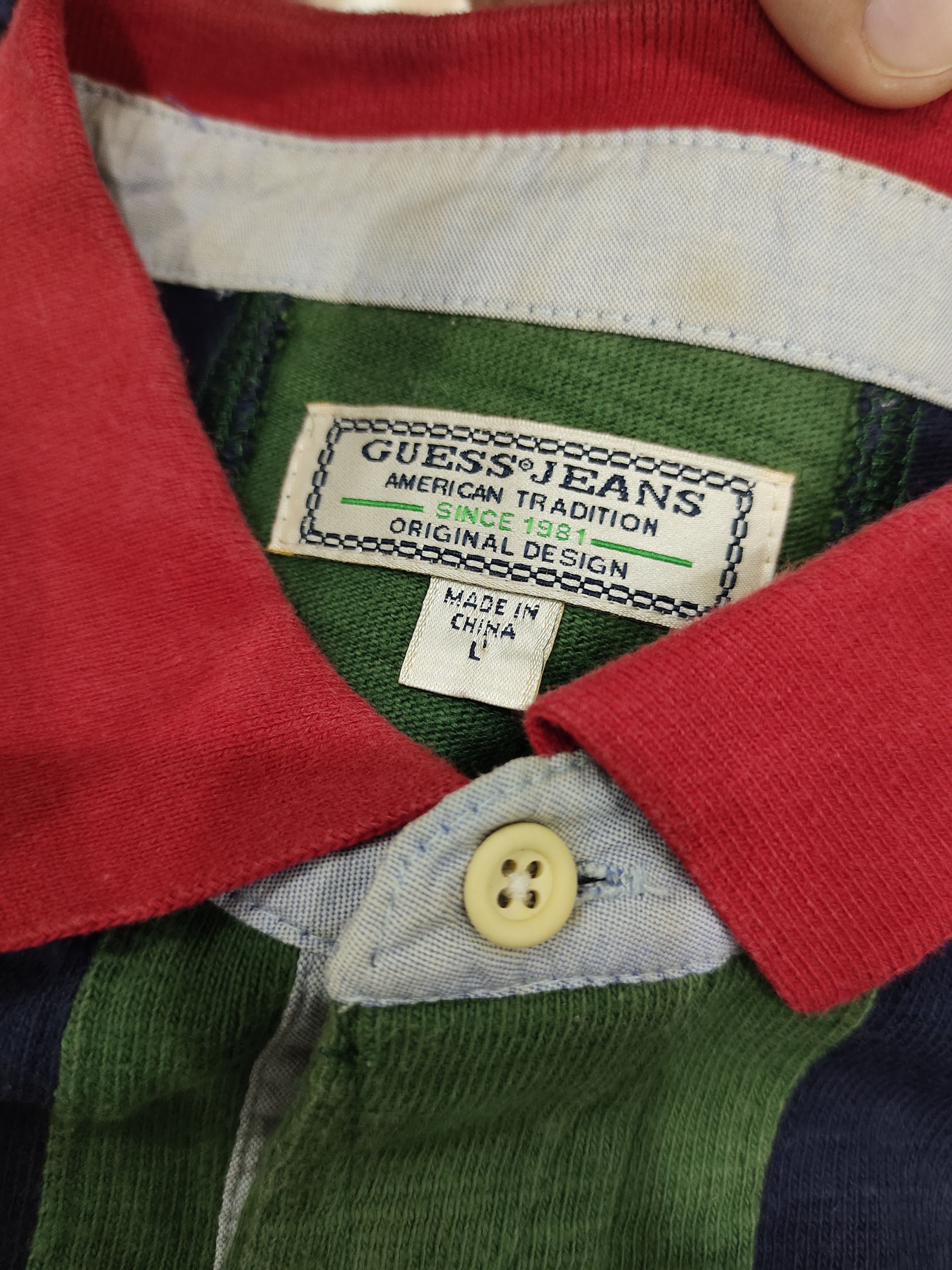 Guess Vintage Guess Jeans Polo Size US L / EU 52-54 / 3 - 5 Thumbnail