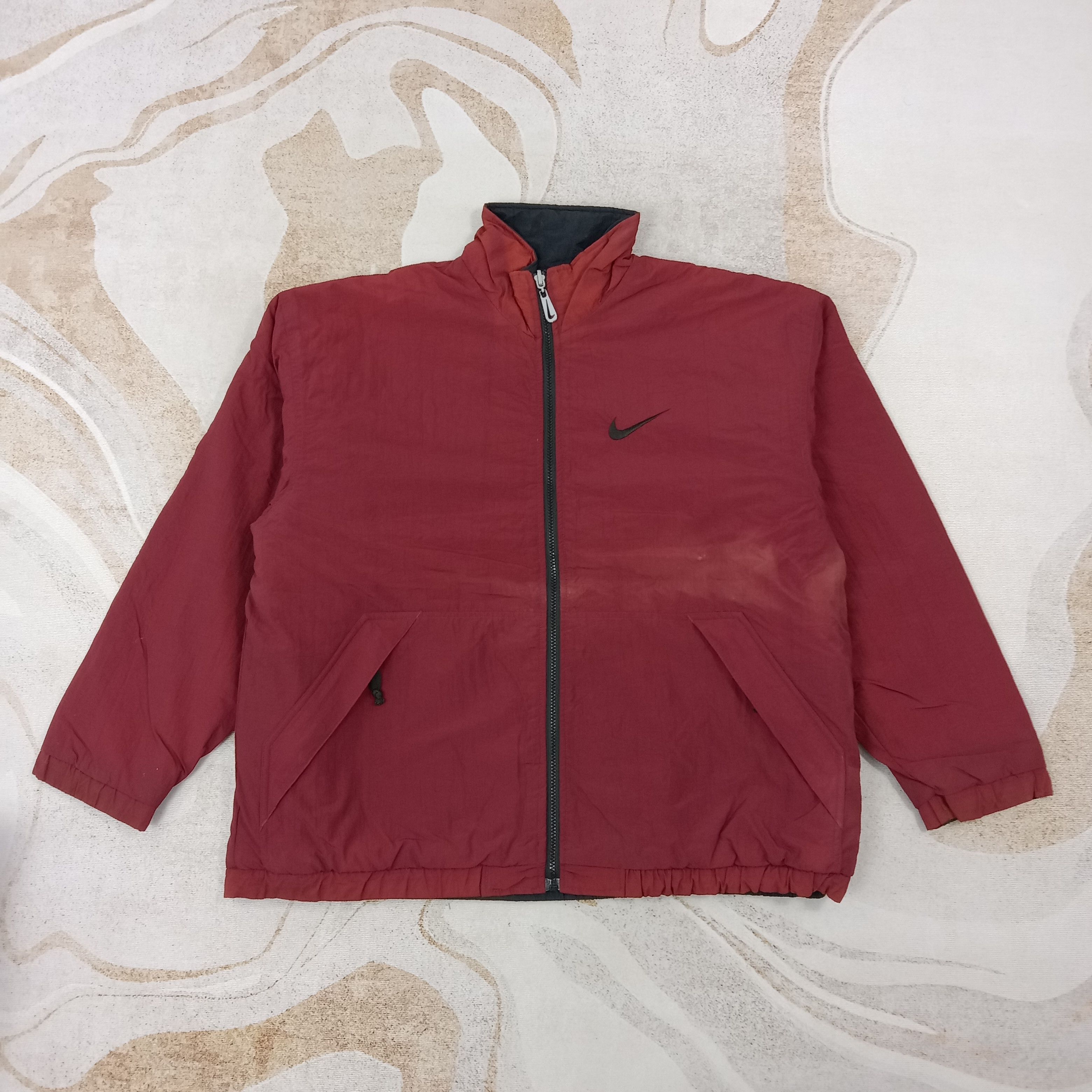 Nike Vintage Nike 90's Reversible Jacket C268N10 Size US XL / EU 56 / 4 - 3 Thumbnail