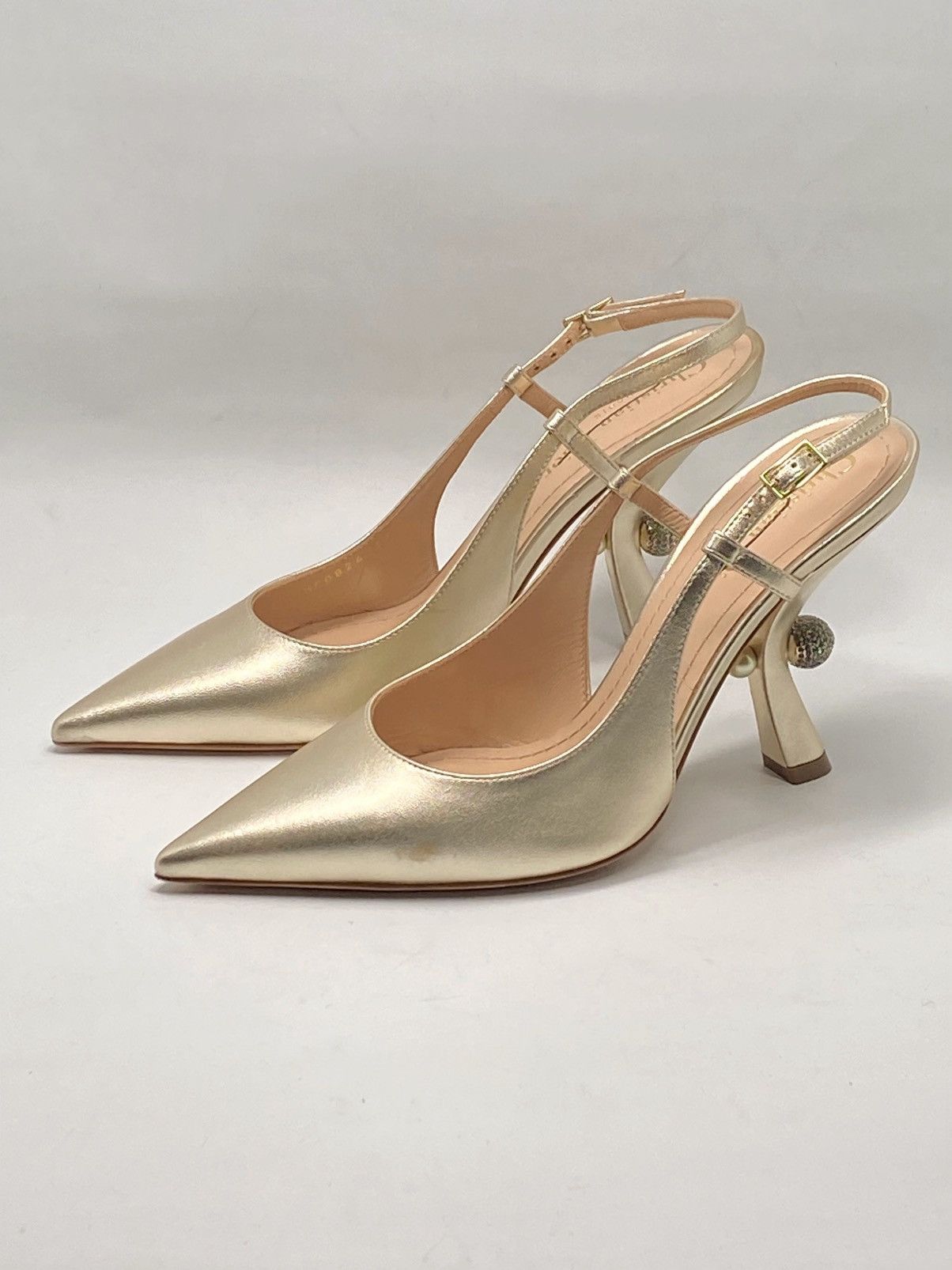 Dior Dior Tribales Metallic Leather Slingback Pump size 37 Size US 7 / IT 37 - 5 Thumbnail