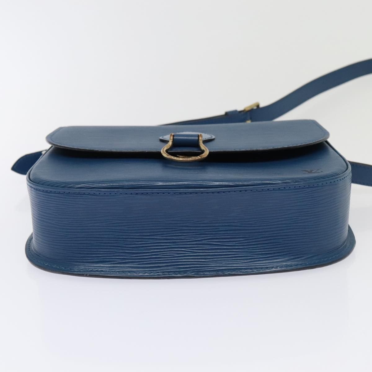 Louis Vuitton LOUIS VUITTON Epi Saint Cloud GM Shoulder Bag Toledo Blue Size ONE SIZE - 5 Thumbnail