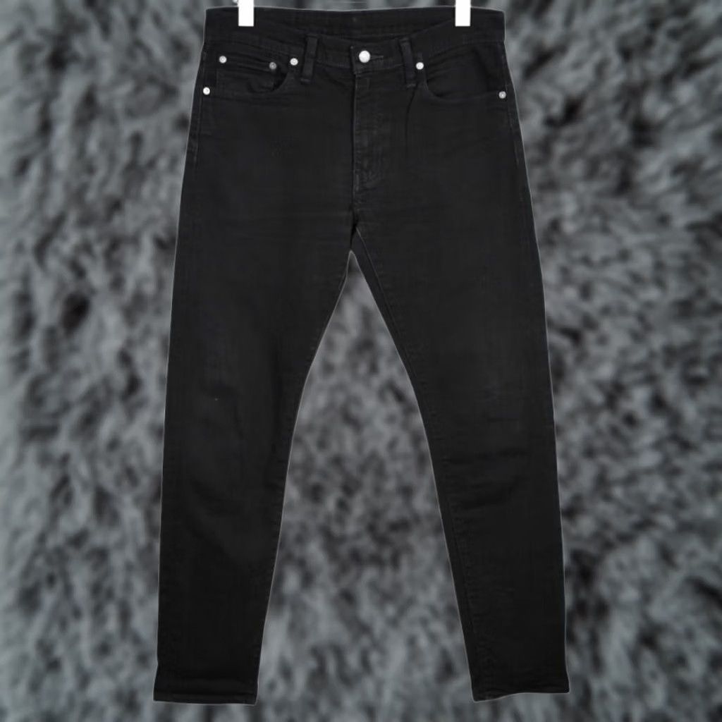 Vintage LEVI STRAUSS & CO. Mens Jeans 512 Slim Tapered Fit Black W33/~L31 Zip Fly Size US 33 - 1 Thumbnail