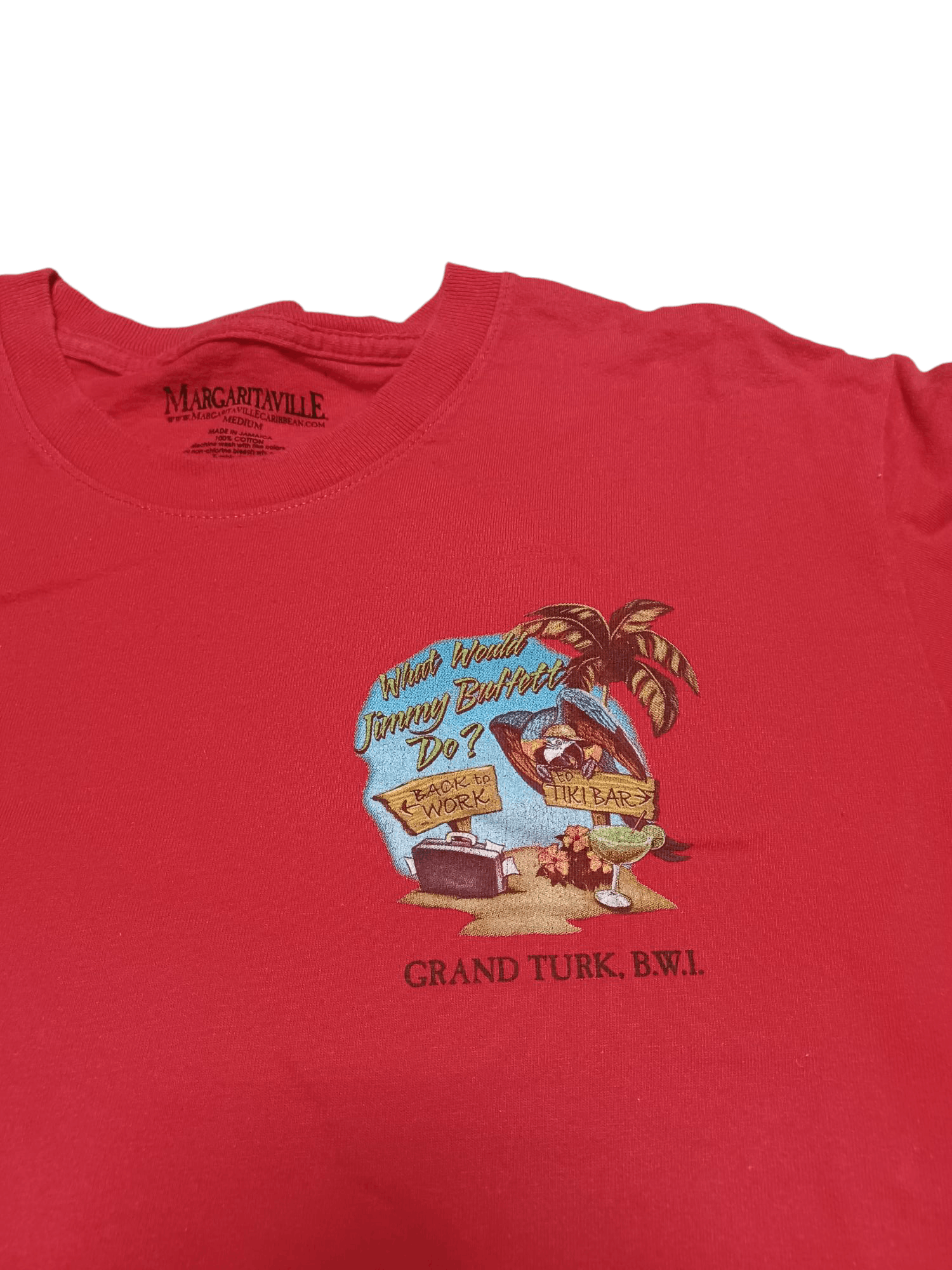 Bob Marley MARGARITVILLE JIMMY BUFFET 2006 VINTAGE JAMAICA TEE Size US M / EU 48-50 / 2 - 4 Thumbnail