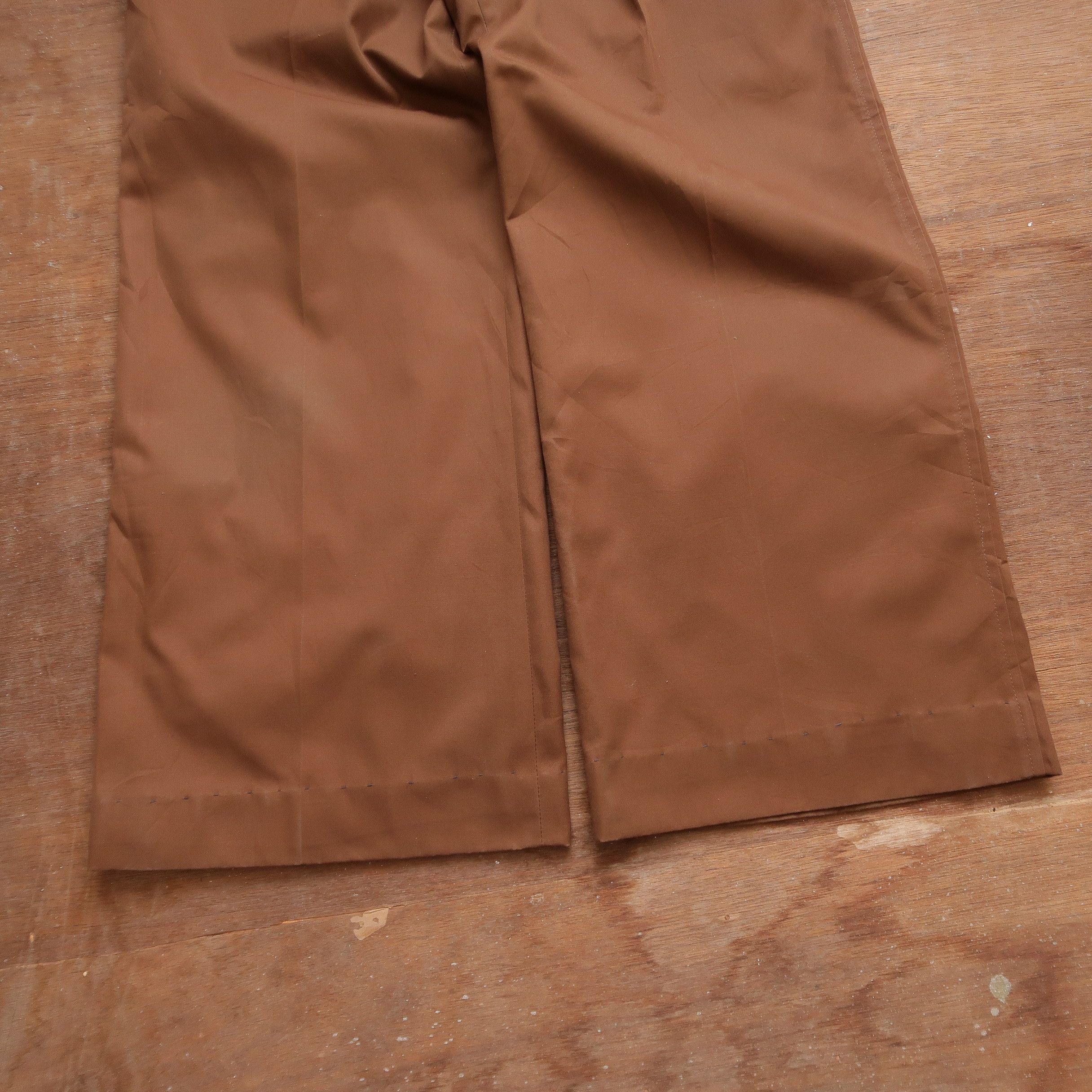 Yves Saint Laurent Vintage 90s Yves Saint Laurent Brown Label Pleated Baggy Size US 29 - 8 Thumbnail
