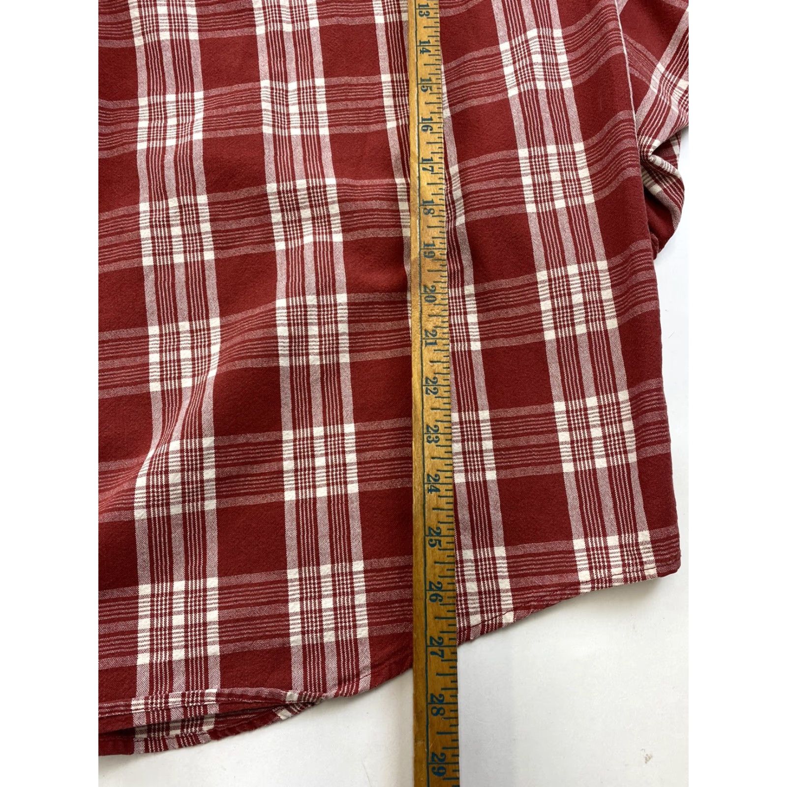 Eddie Bauer Eddie Bauer Shirt Mens XL Red Plaid Heavyweight Long Sleeve Button-Up Size US XL / EU 56 / 4 - 5 Thumbnail