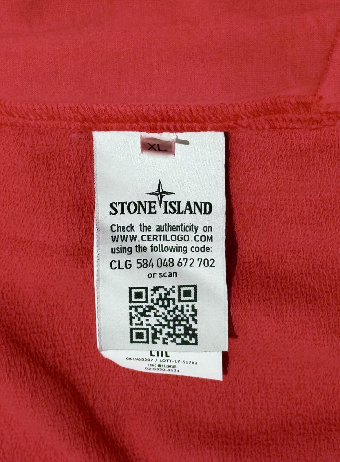 Stone Island Stone Island Coral Hoody Size XL Size US XL / EU 56 / 4 - 3 Thumbnail