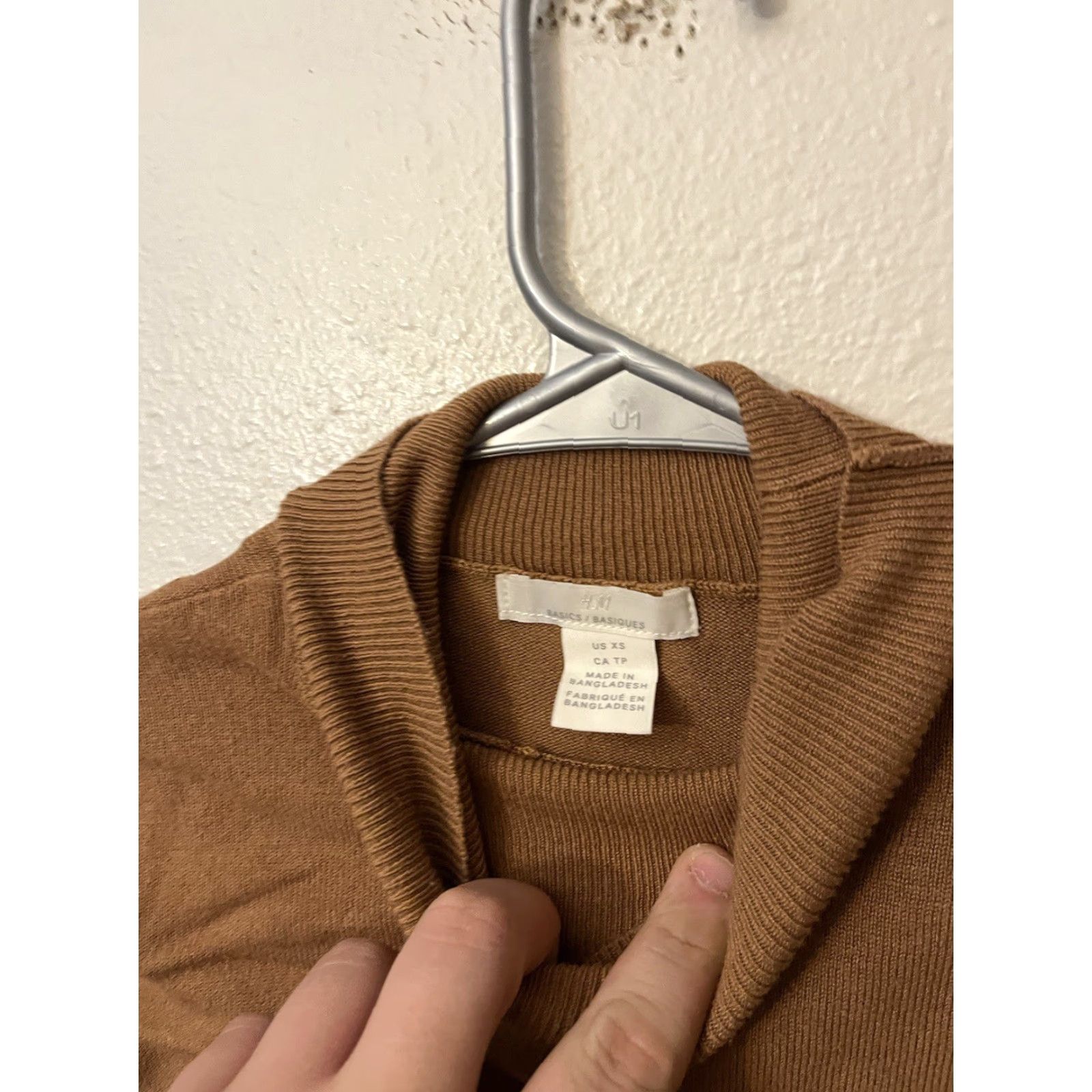 H&M VINTAGE H&M Turtleneck Pullover Long Sleeve Brown Sweater Women's XS Size XS / US 0-2 / IT 36-38 - 3 Thumbnail