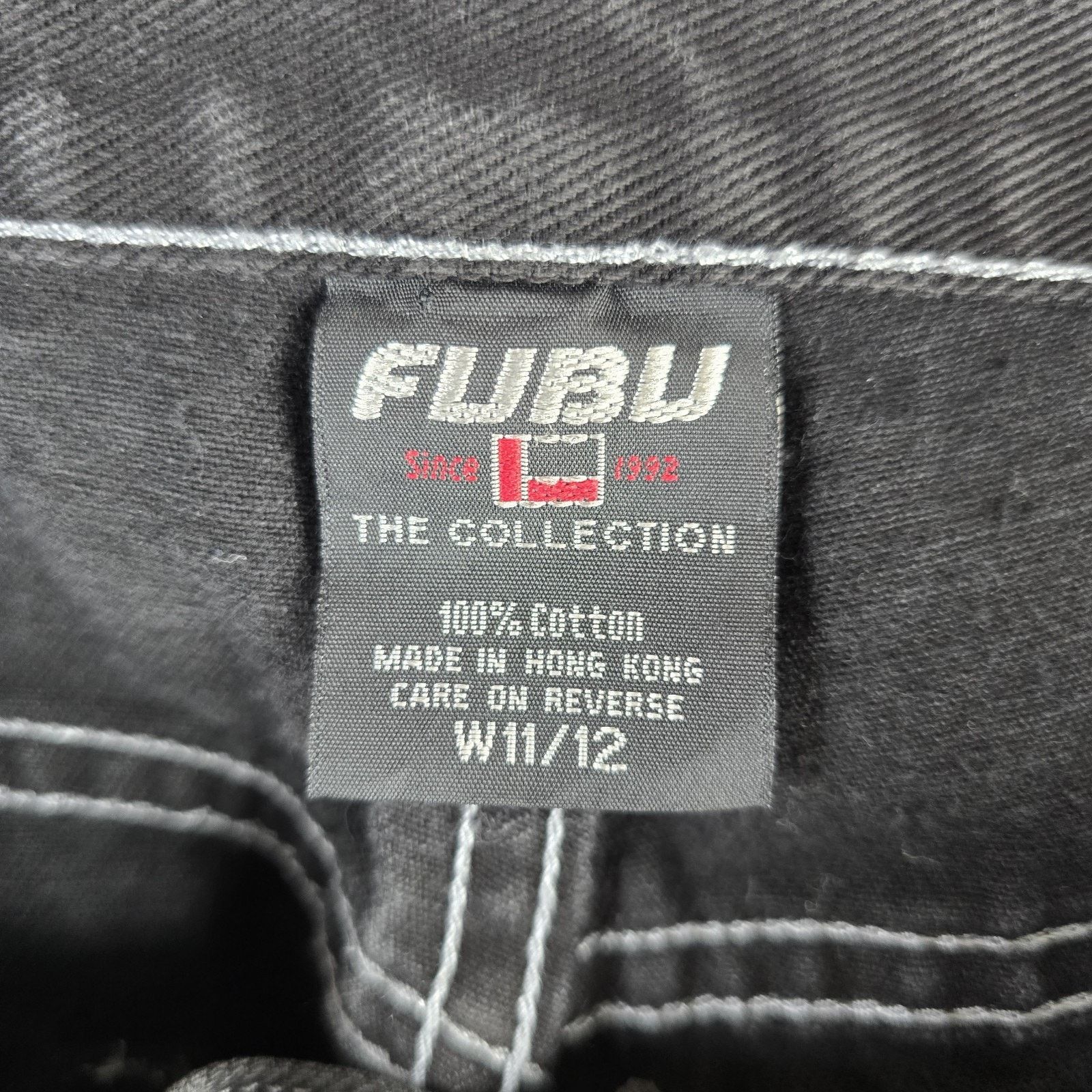 Fubu Vtg Fubu Women's Jeans Size 11/12 Black Denim 30x31 Y2K Size 34" / US 12 / IT 48 - 6 Thumbnail