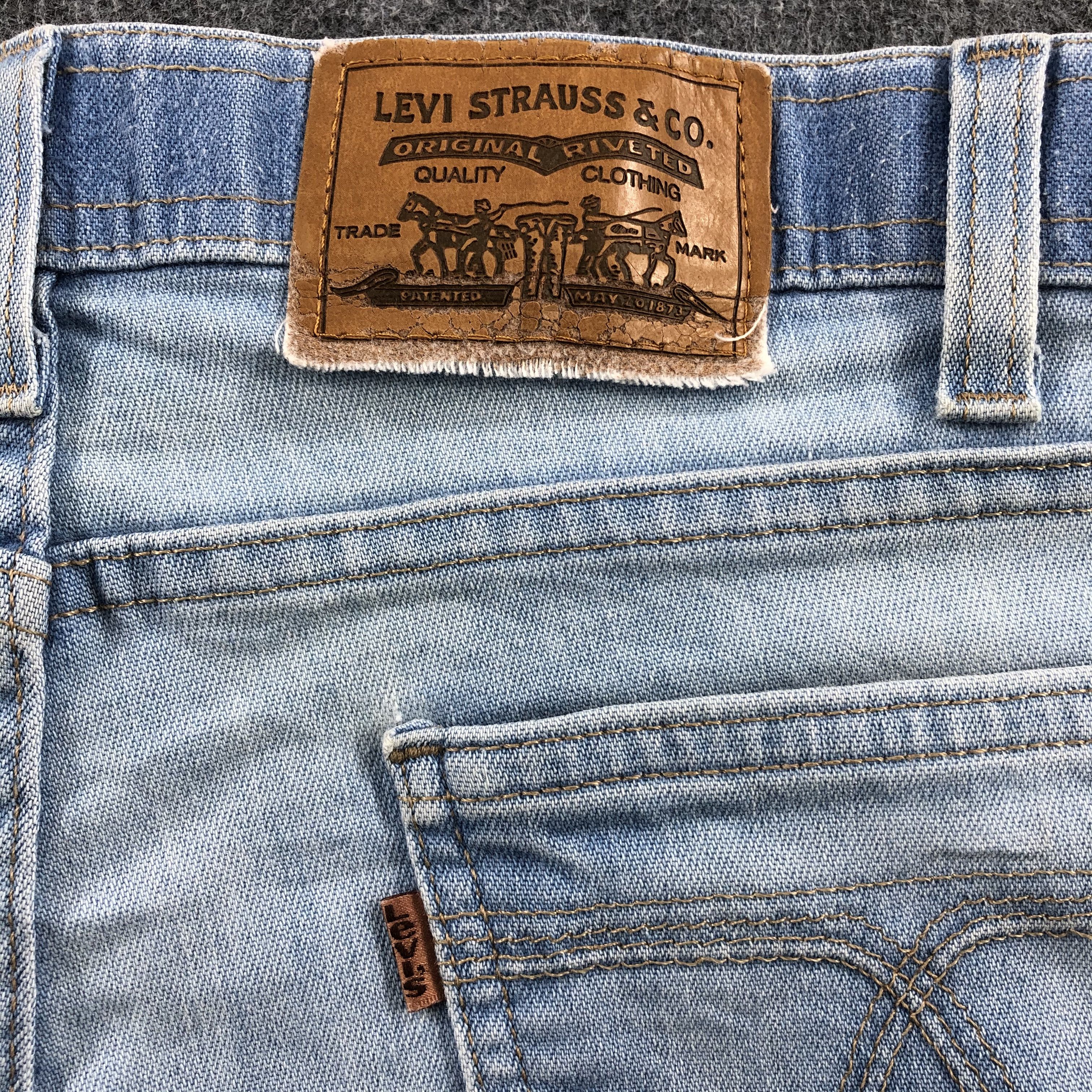 Levi's × Vintage Vintage 90s Light Wash Levis Jeans-JM1466 Size US 35 - 5 Thumbnail