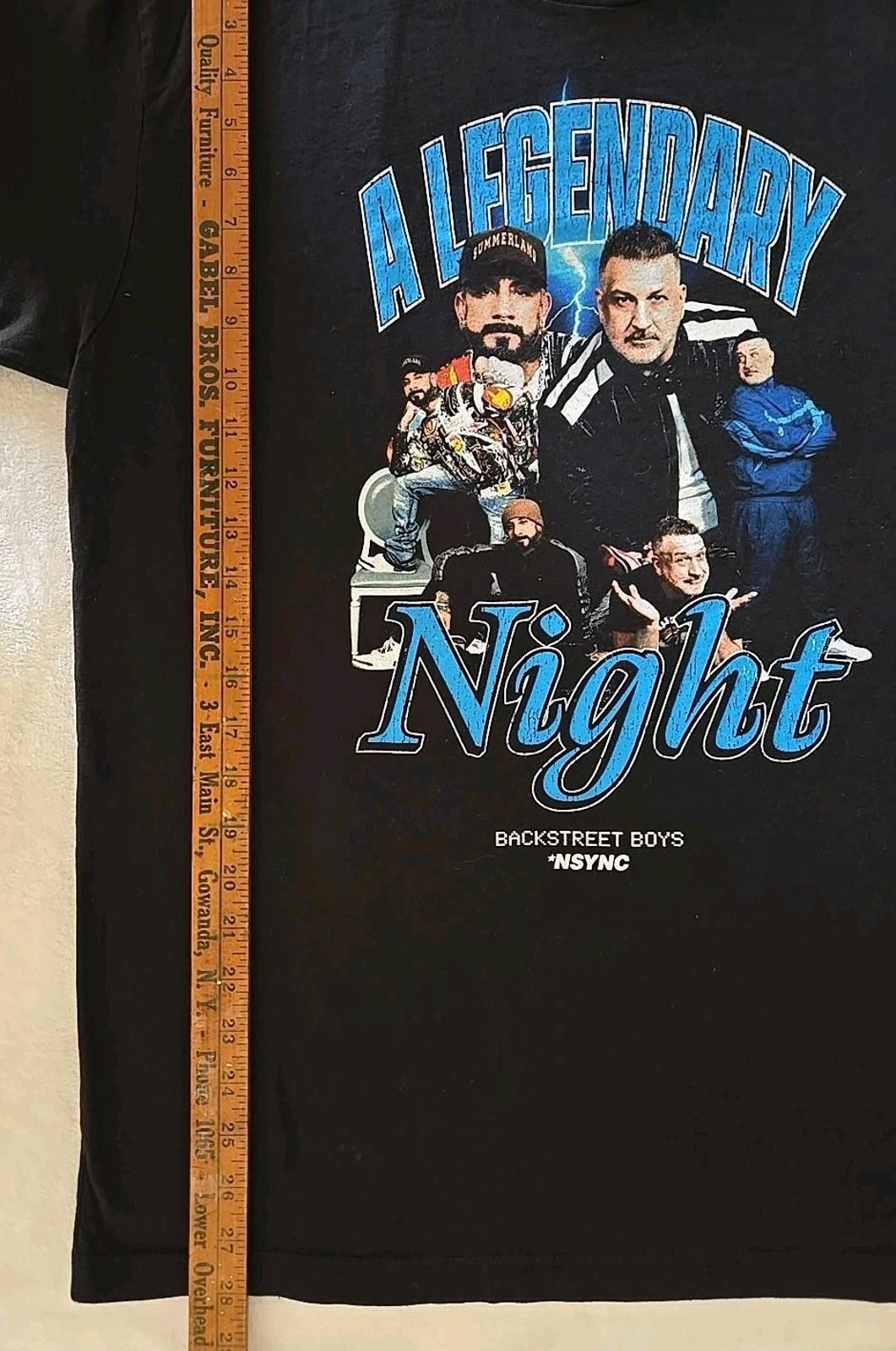 Next Level Apparel Joey Fatone NSYNC & AJ Mclean BACKSTREET BOYS T Shirt XL Size US XL / EU 56 / 4 - 4 Thumbnail