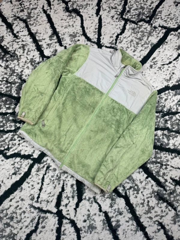 The North Face The North Face Denali fleece jacket green gray lamb tnf S Size S / US 4 / IT 40 - 2 Thumbnail