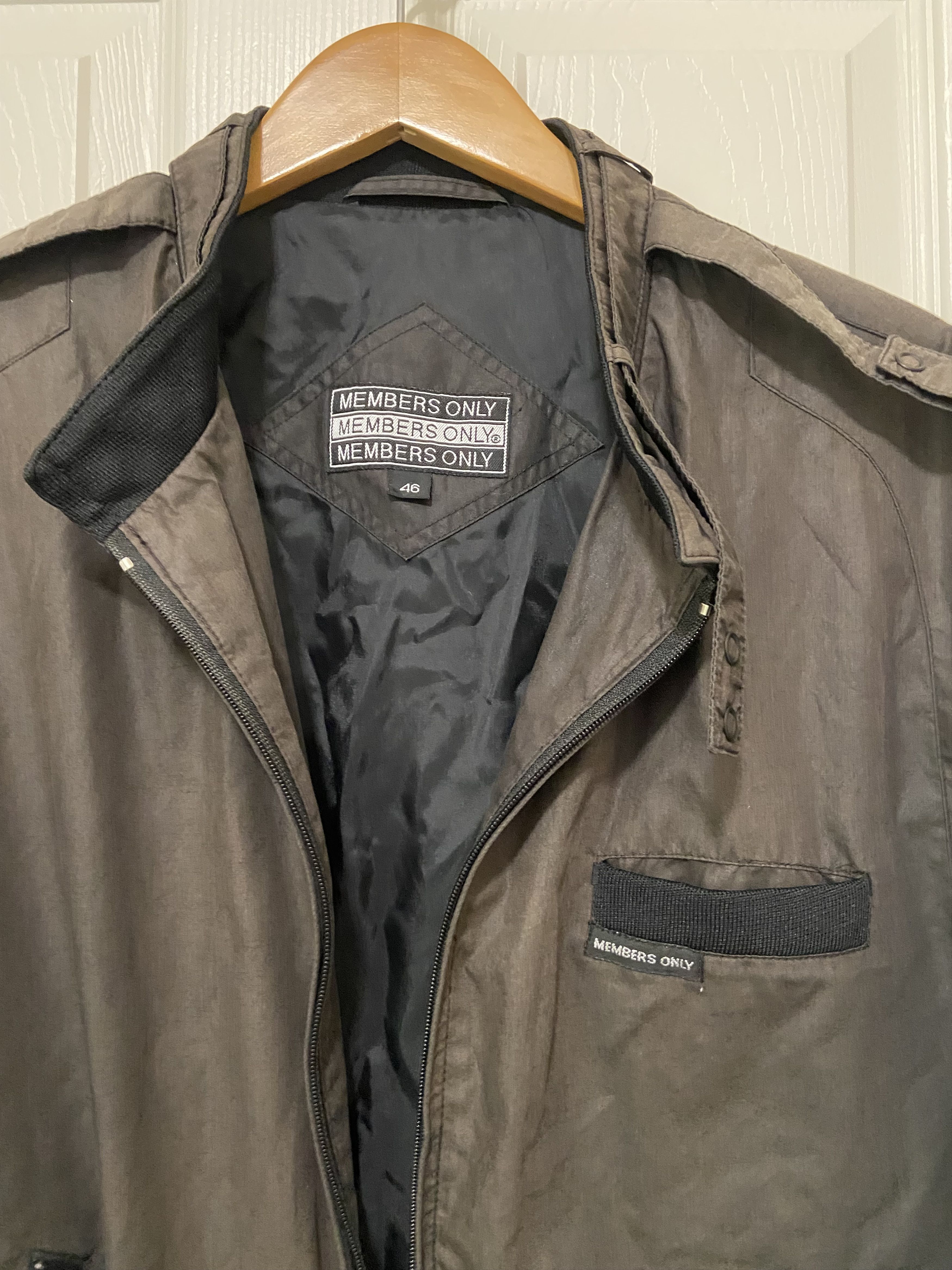 Members Only MEMBER’S ONLY Size 46 Jacket VINTAGE Authentic Bomber Brown Size US XL / EU 56 / 4 - 3 Thumbnail