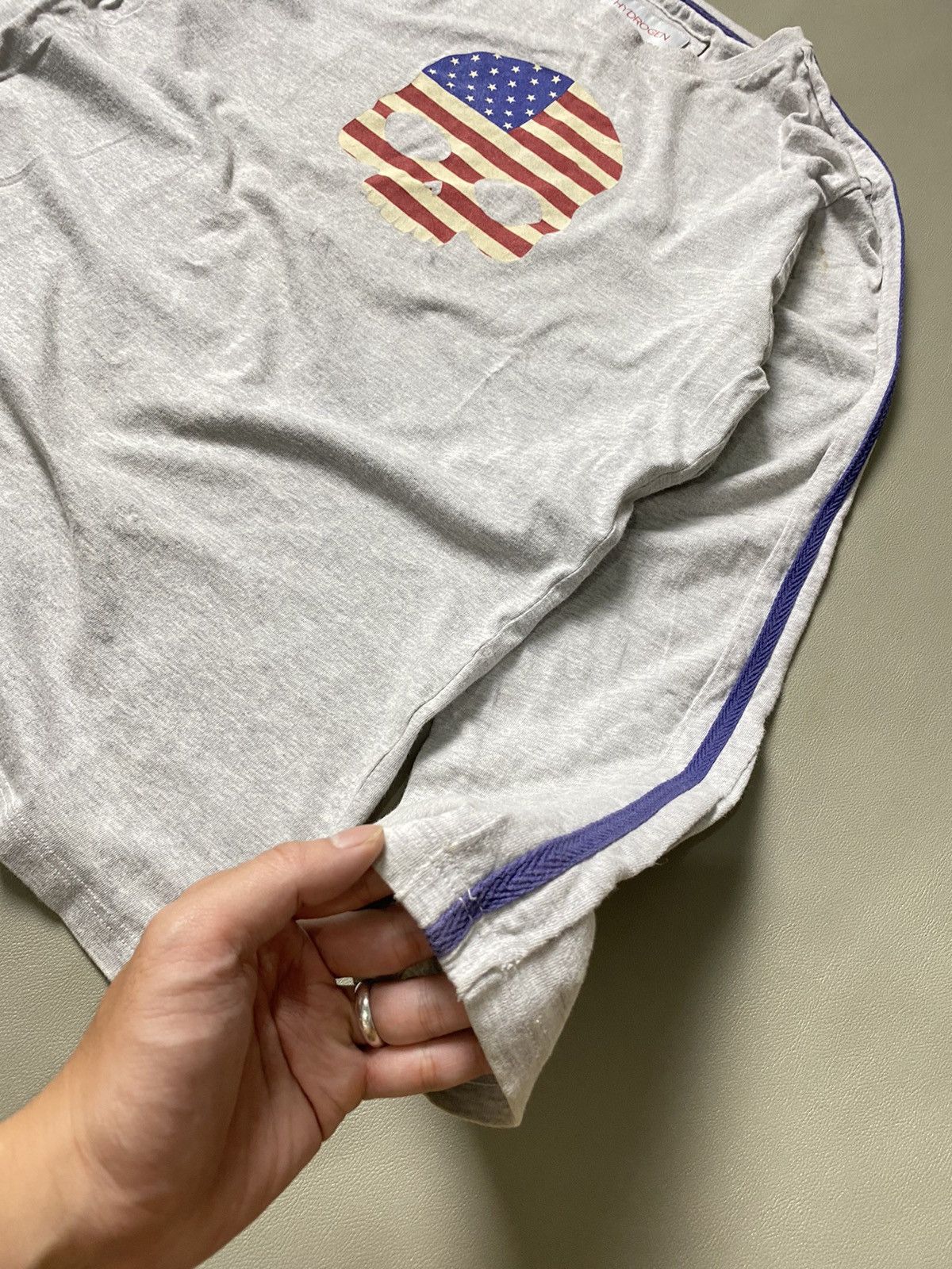 Beauty Beast × If Six Was Nine × Japanese Brand Y2K Hydrogen American Skull Longsleeve Size US L / EU 52-54 / 3 - 3 Thumbnail