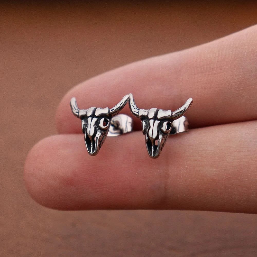 Jewelry Vintage Goat Head Earrings Size ONE SIZE - 5 Thumbnail