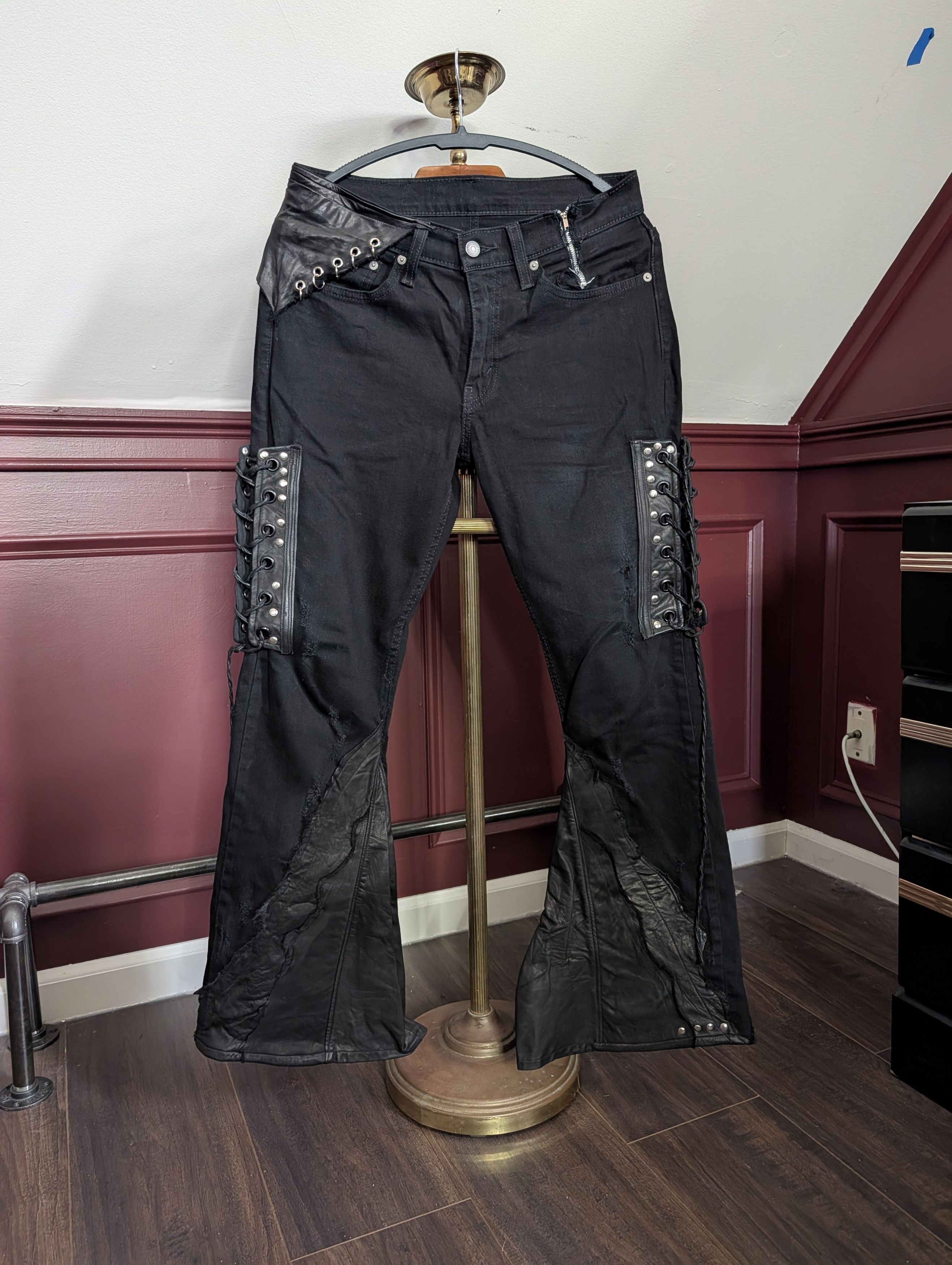 If Six Was Nine Men's Leather Pants | Grailed
