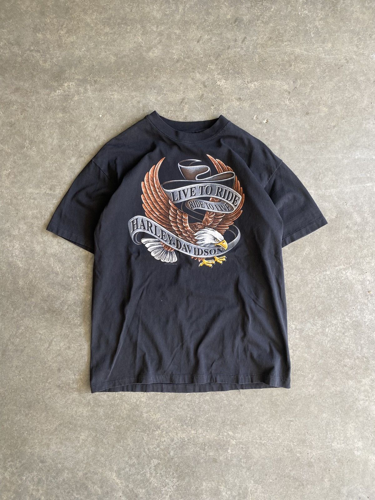 Harley Davidson × Vintage 1992 Harley Davidson Michael’s Santa Rose Vintage Tee Size US XL / EU 56 / 4 - 1 Thumbnail