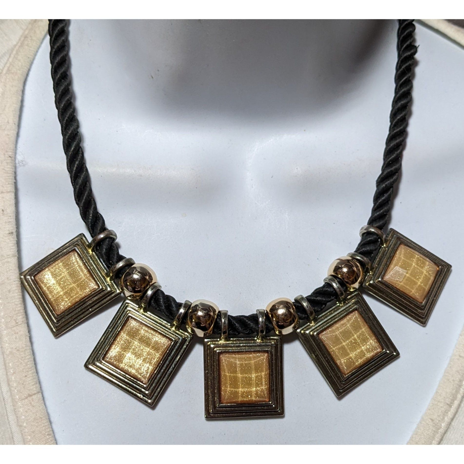 Other NY Chunky Faceted Gem Geometric Necklace Size ONE SIZE - 5 Thumbnail