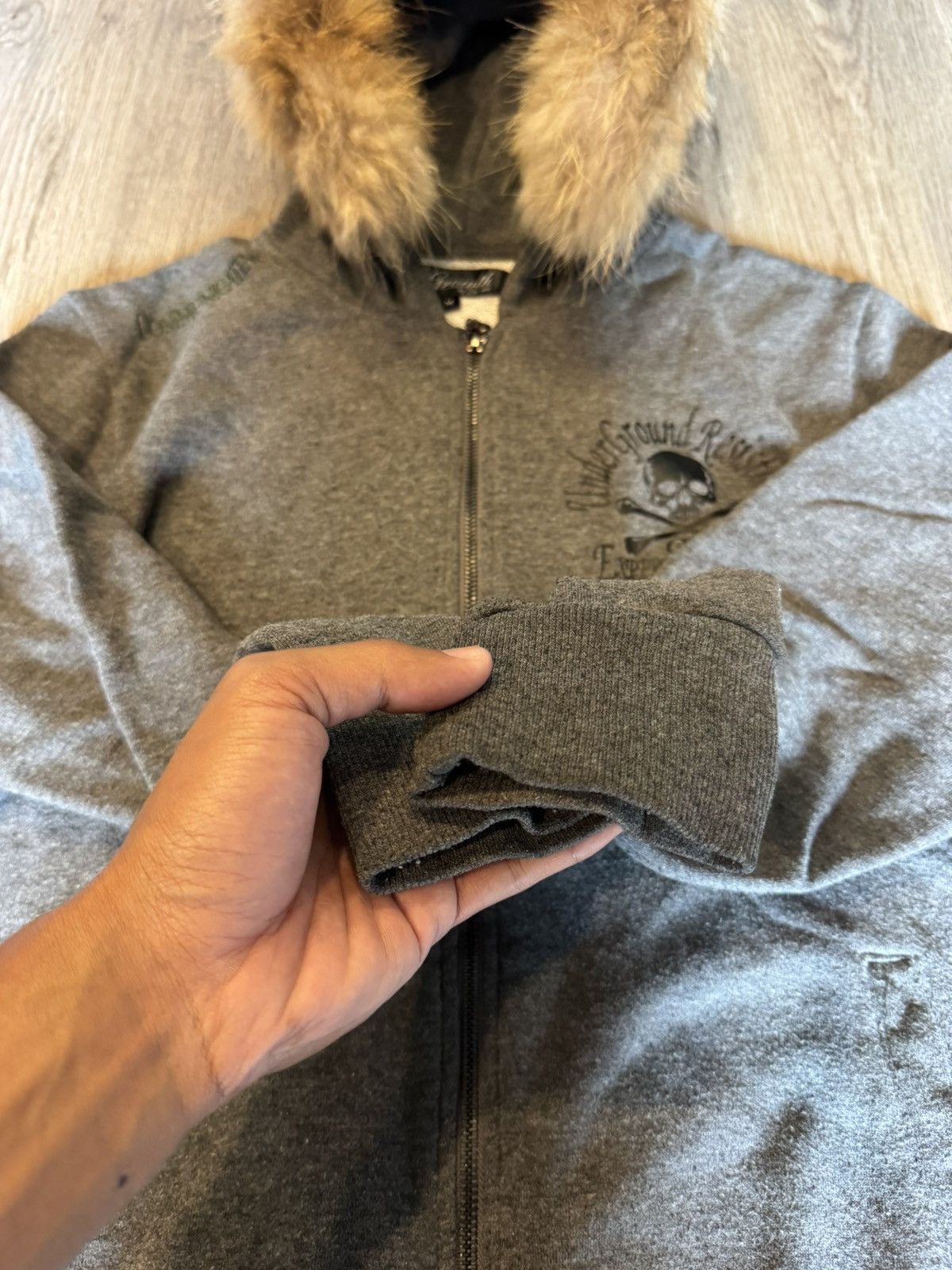 In The Attic GROWTH BY IN THE ATTIC UNDERGROUND FUR HOODIE STYLE Size US M / EU 48-50 / 2 - 5 Thumbnail