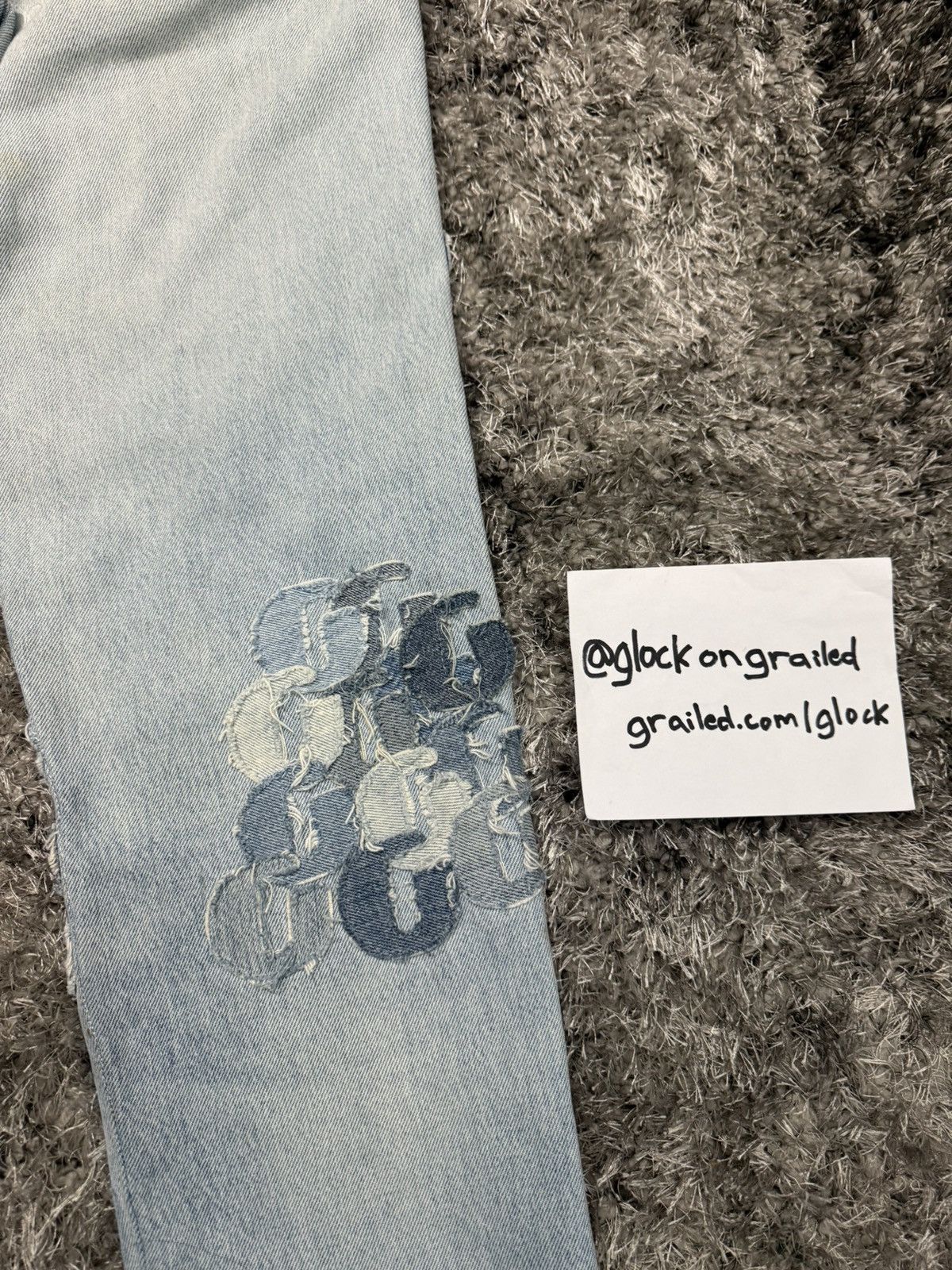 Gallery Dept. Gallery Dept Super Flooded G Patch Levi’s Denim Size 31x34 Size US 31 - 8 Thumbnail