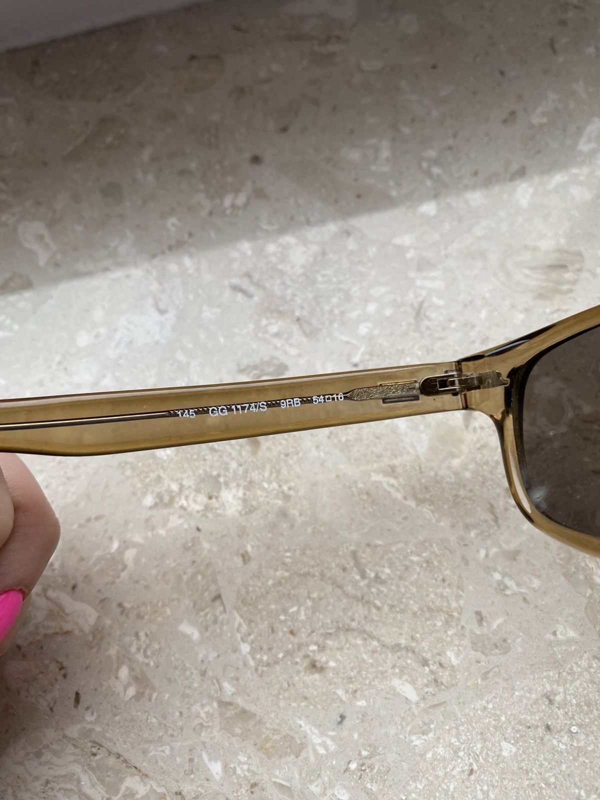 Gucci Gucci vintage brown unisex sunglasses Size ONE SIZE - 6 Thumbnail