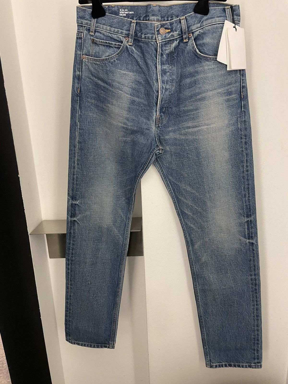 Celine LOU JEANS IN VINTAGE UNION WASH DENIM Size US 34 / EU 50 - 1 Thumbnail