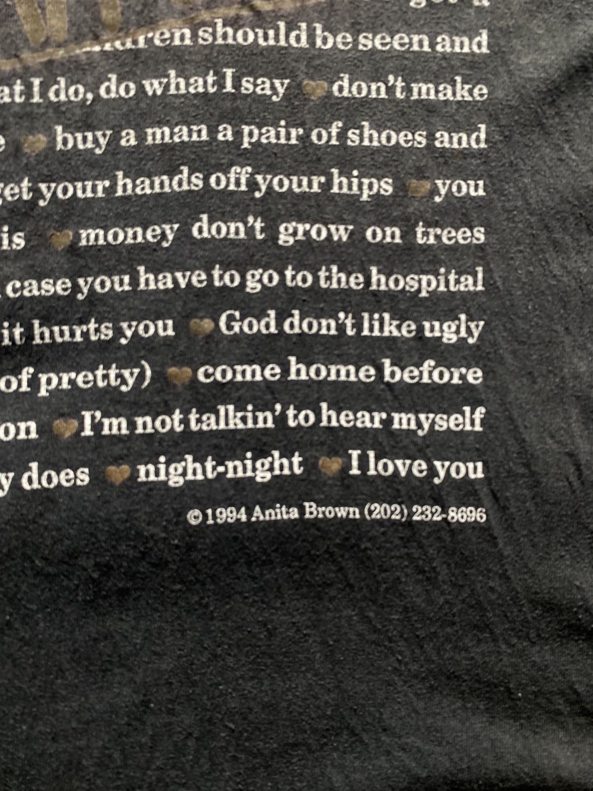 Delta Tshirt Mama Said Vintage Word Tee Size US XL / EU 56 / 4 - 4 Thumbnail