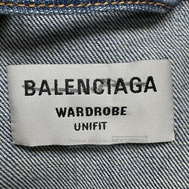 Balenciaga Balenciaga Destroyed Graffiti Print Denim Jacket Size US L / EU 52-54 / 3 - 3 Thumbnail