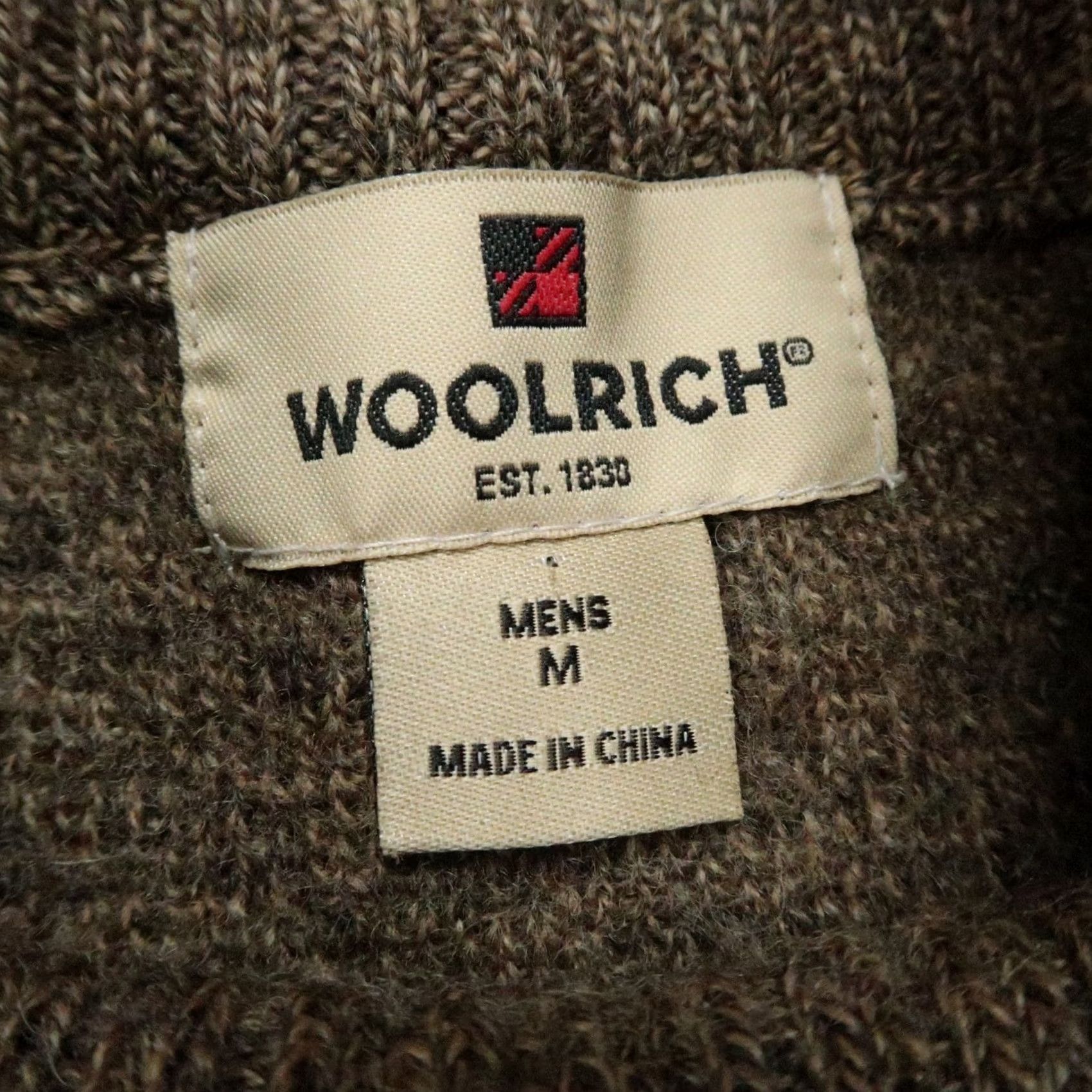 Vintage Woolrich Vest Mens Medium Brown Woodchip Full Zip Pocket Wool - Business, Casual, Workwear Size US M / EU 48-50 / 2 - 3 Thumbnail