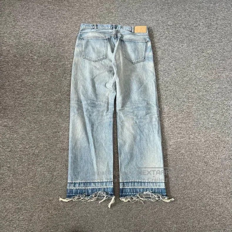 Celine Celine Distressed Wash Denim Pants. Size US 32 / EU 48 - 2 Thumbnail