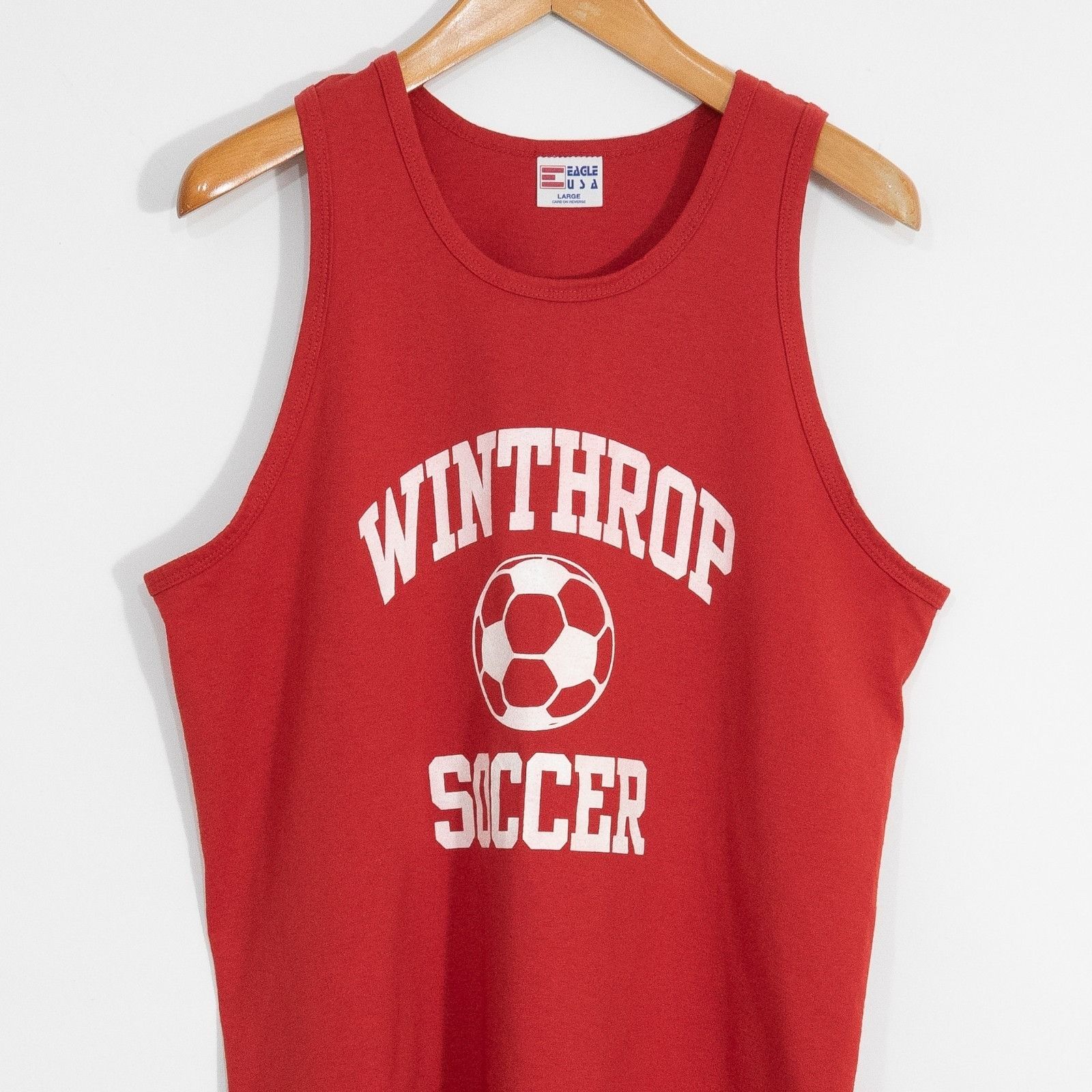 Vintage Vintage 90s Winthrop Soccer Tank Top Large - Single Stitch Size US L / EU 52-54 / 3 - 2 Thumbnail