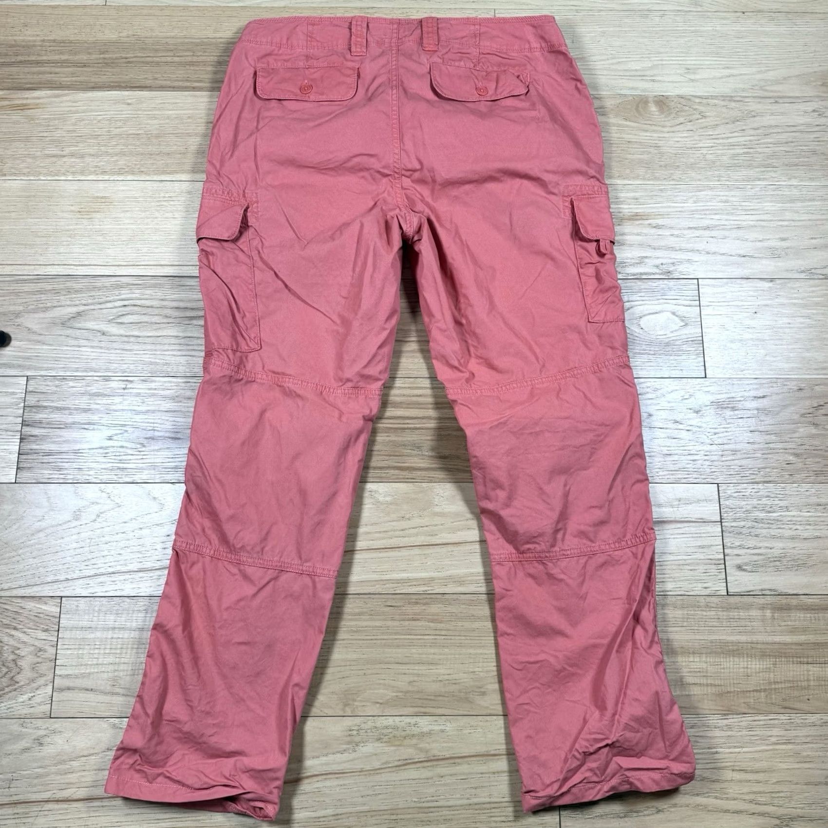 Ralph Lauren Lauren Ralph Lauren Pants Women’s 8 Nylon Flap Pockets Pink Chino | Regular Fit Straight Leg Cargo Pants Women 8 with Pockets Size 30" / US 8 / IT 44 - 6 Thumbnail