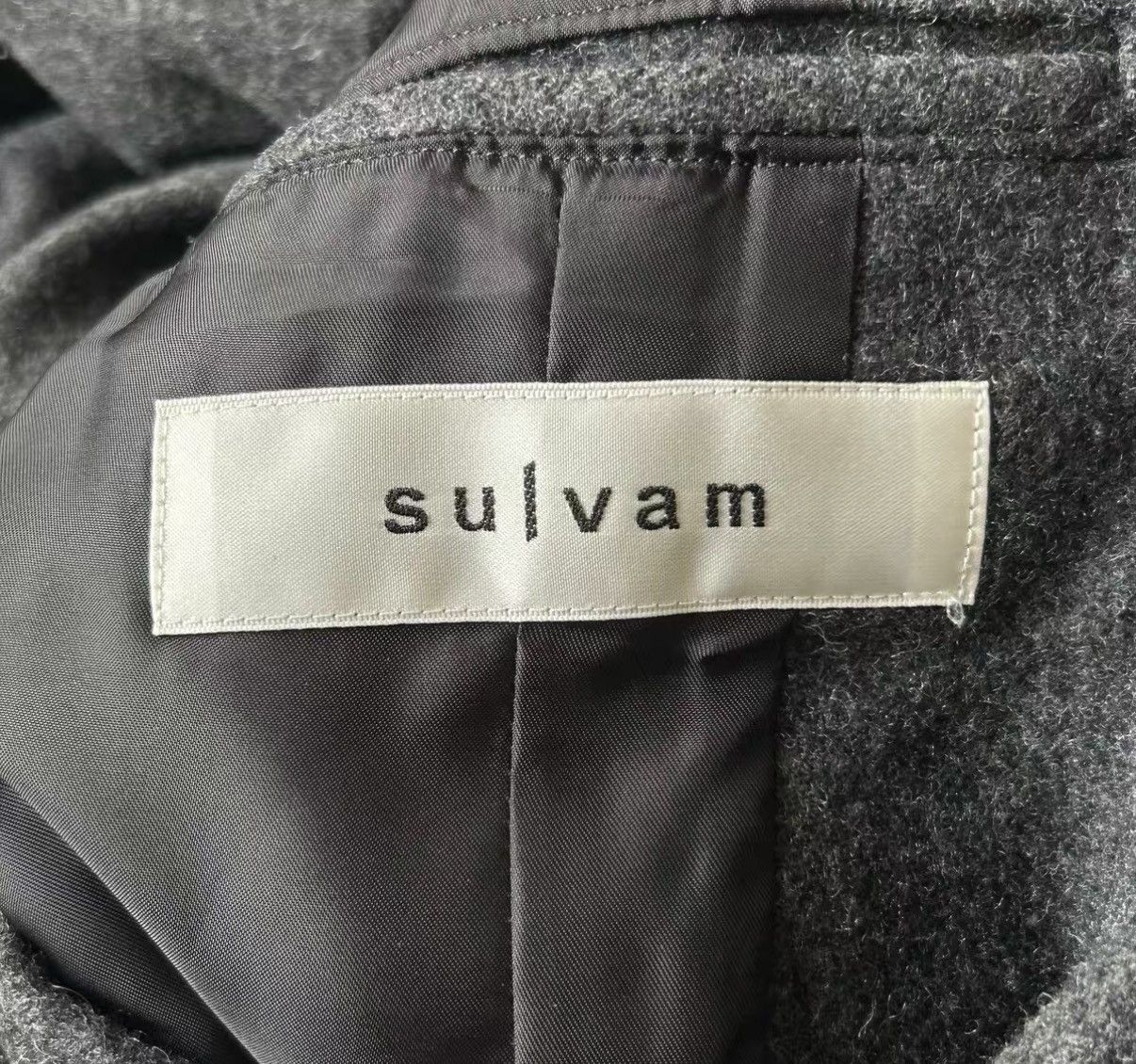Yohji Yamamoto Sulvam 15AW Studded Sleeve Wool Coat K4 Size US S / EU 44-46 / 1 - 6 Thumbnail