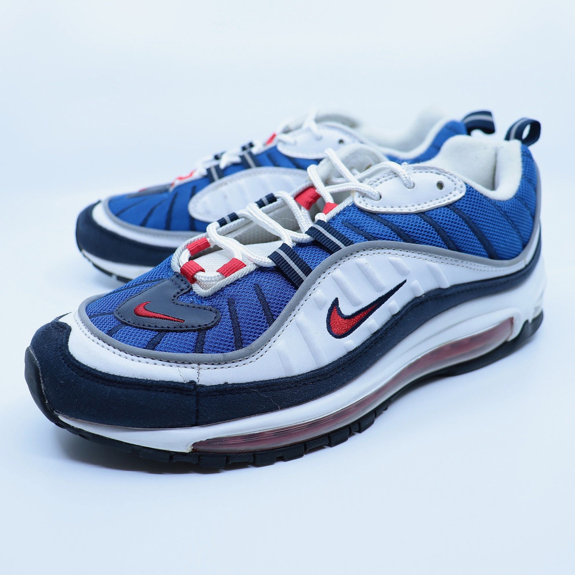 Nike Nike Air Max 98 Gundam 2018 Retro (640744-100) Size 9 Used Size US 9 / EU 42 - 3 Thumbnail