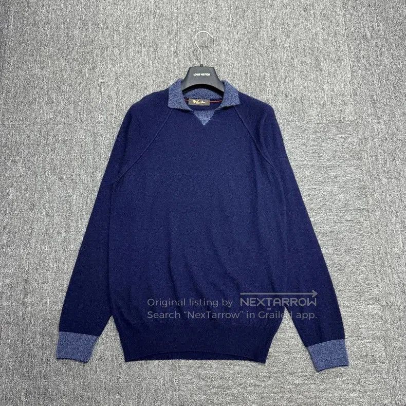 Loro Piana Loro Piana V-Neck Cashmere Sweater. Size US L / EU 52-54 / 3 - 1 Thumbnail