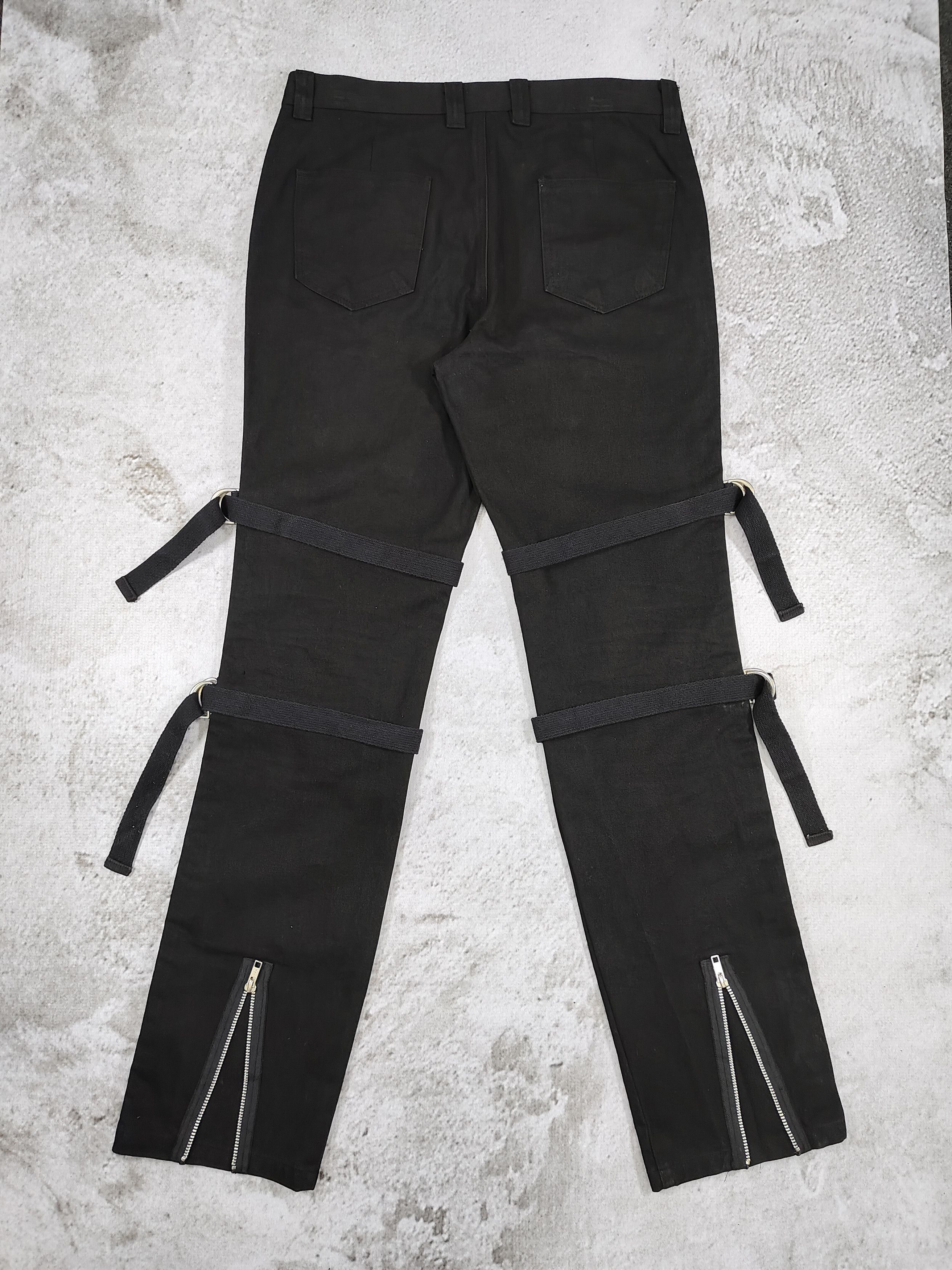 If Six Was Nine Lien- Bondage Tactical Strap Utility Pants with Ankle Zips Size US 32 / EU 48 - 8 Thumbnail