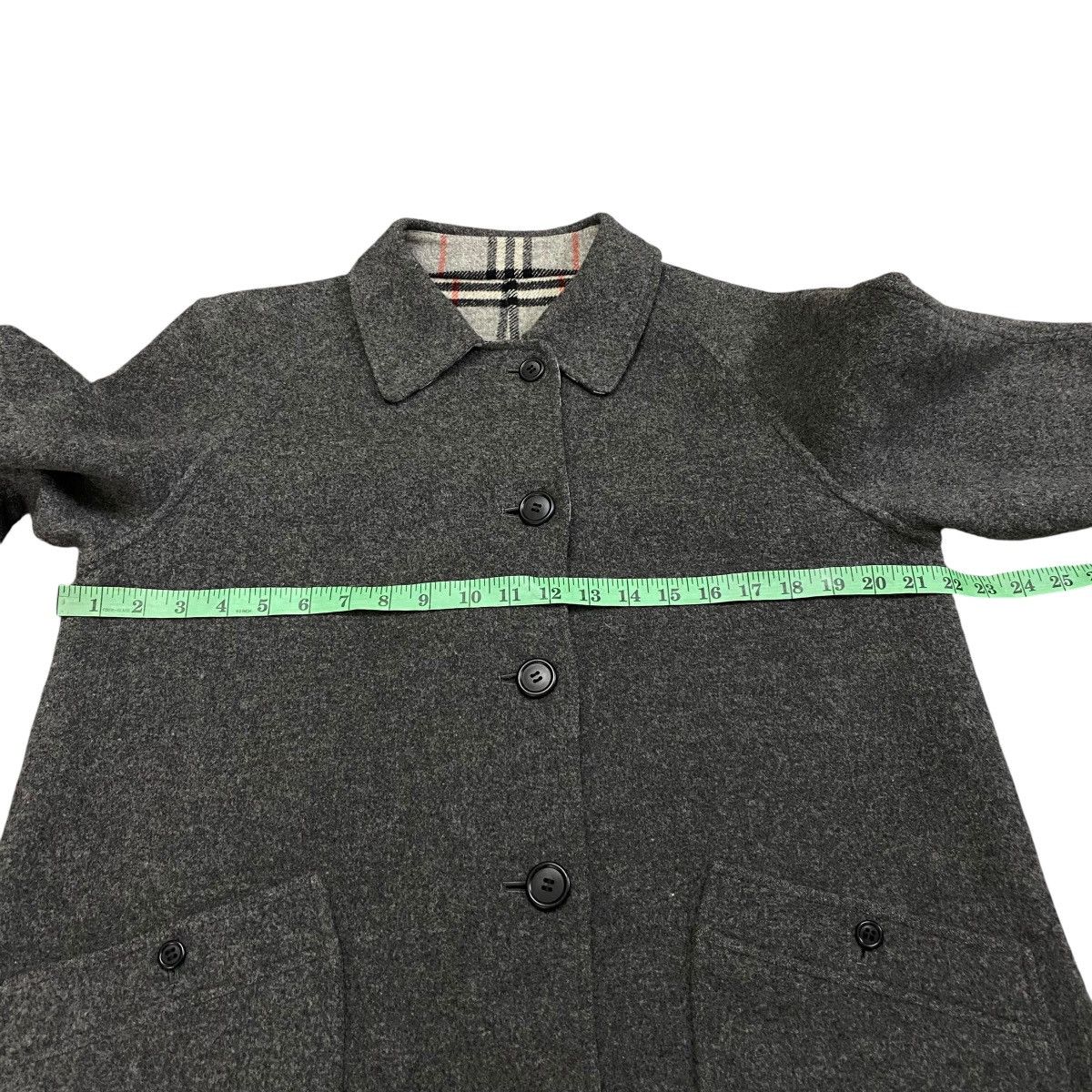 Burberry Prorsum Vintage Burberrys Reversible Wool Button Jacket Size M / US 6-8 / IT 42-44 - 14 Thumbnail