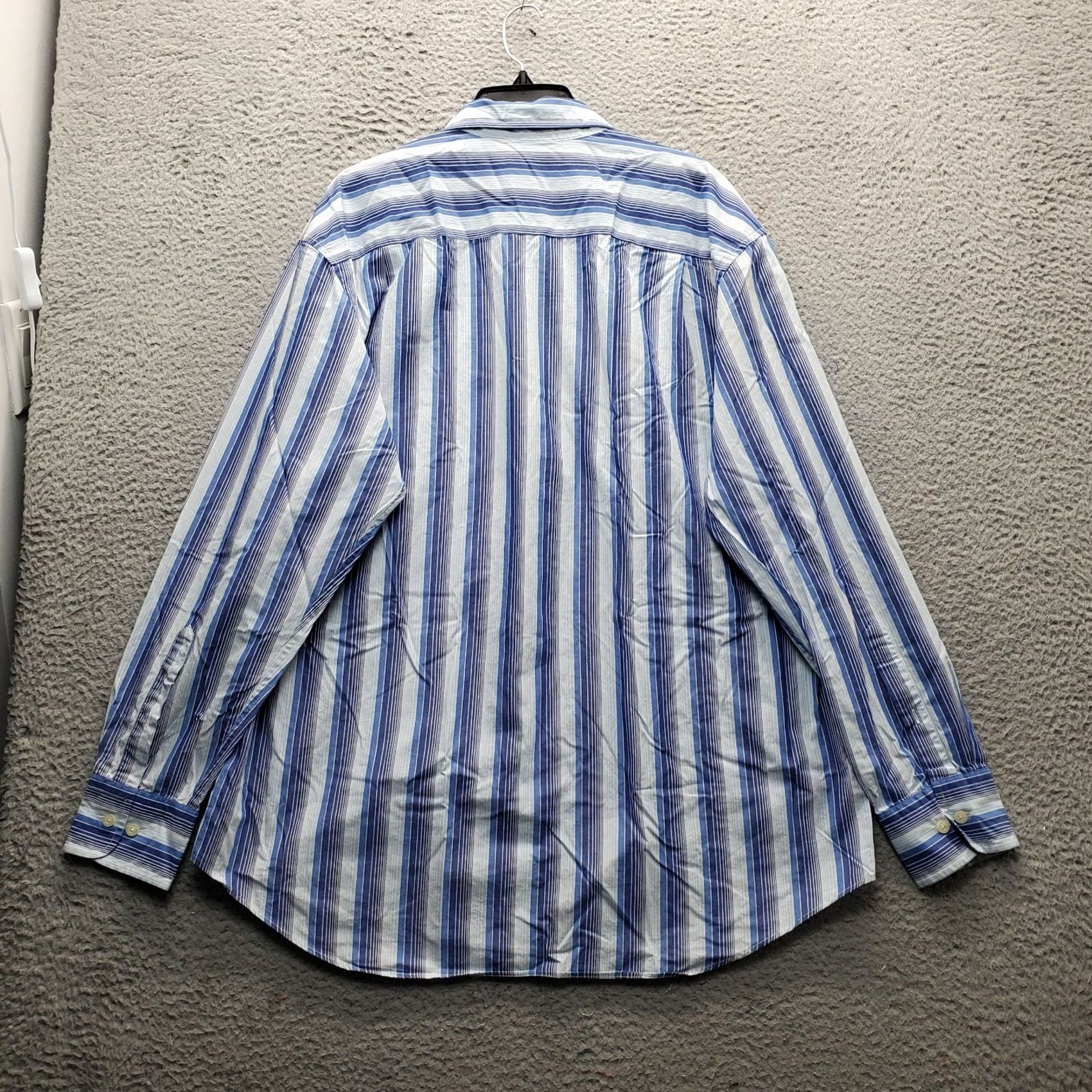 Nautica Nautica Shirt Men XL Multicolor Striped Slim Logo Embroidered Chest Pocket Collar Shirt Size US XL / EU 56 / 4 - 2 Thumbnail
