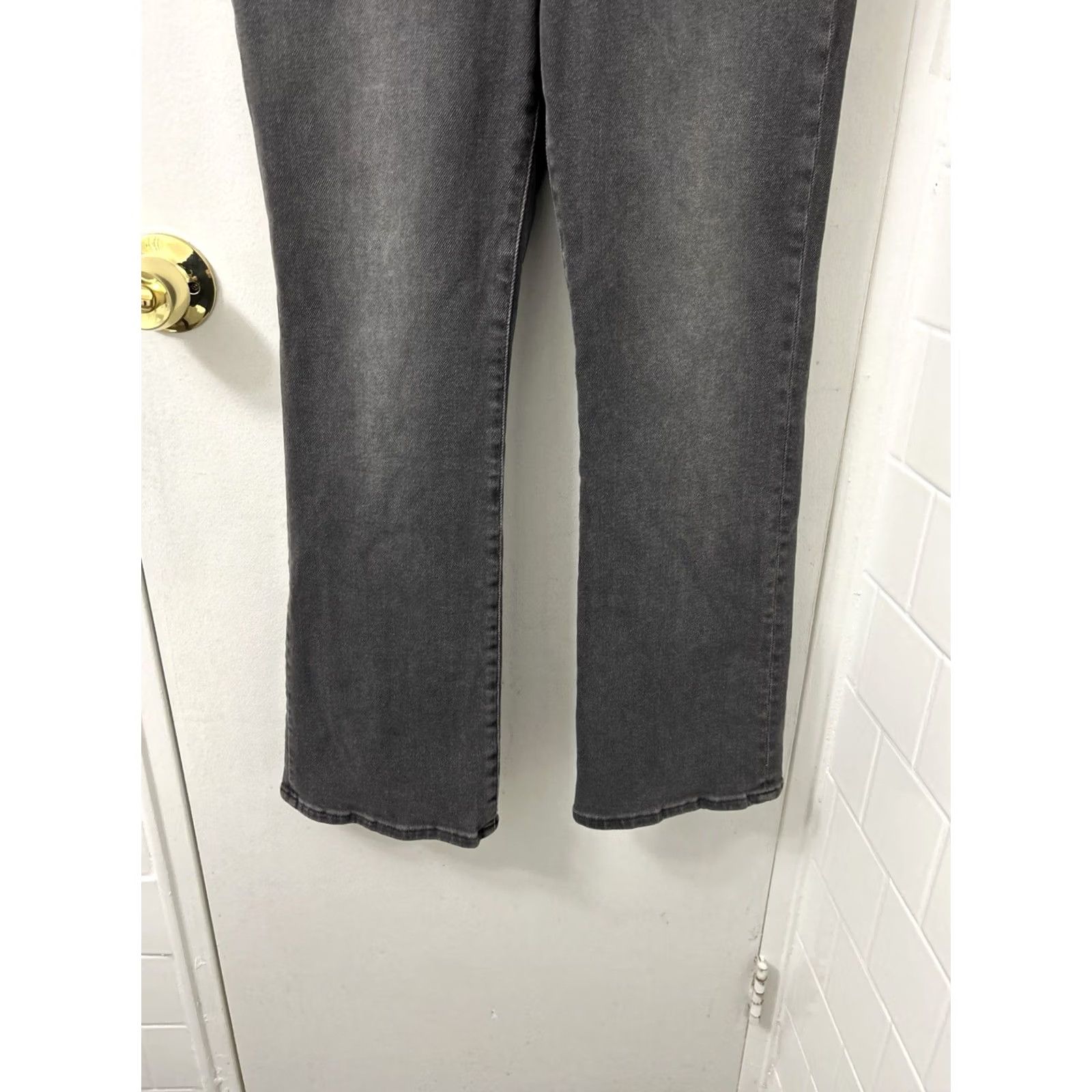 Madewell Madewell The Perfect Vintage Flare Crop Jeans Womens 27x27 Black High Rise Denim Size 27" / US 4 / IT 40 - 3 Thumbnail