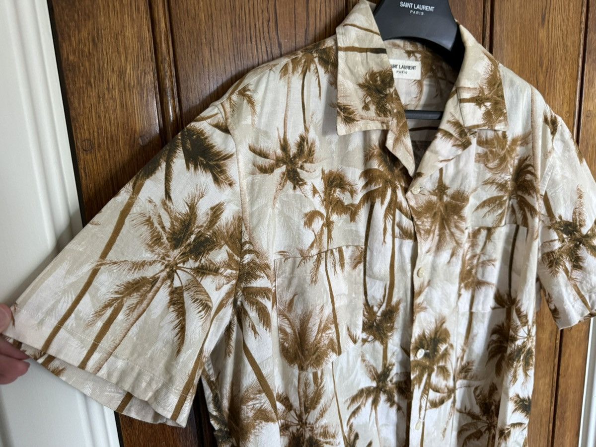 Saint Laurent Paris SS16 Saint Laurent runway Hawaiian palm tree shirt Hedi 42 Size US L / EU 52-54 / 3 - 14 Thumbnail