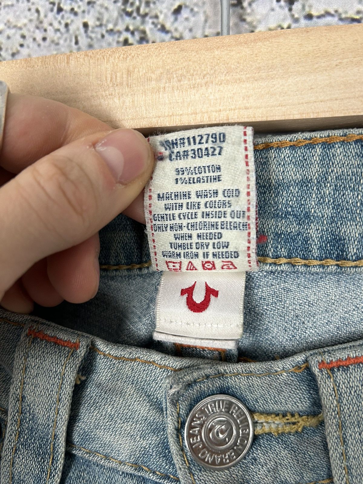 True Religion Vintage True Religion Made In USA Jeans Denim Y2K Punk Hype Size US 28 / EU 44 - 8 Thumbnail