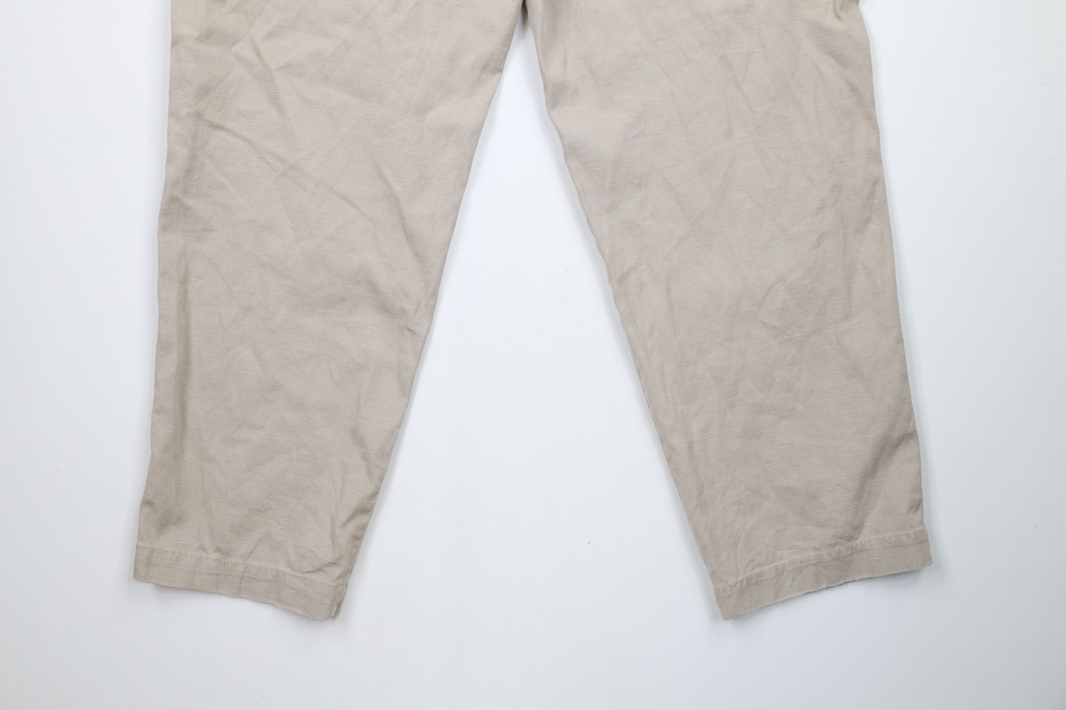 Tommy Hilfiger × Vintage Vintage 90s Tommy Hilfiger Baggy Linen Blend Cargo Pants Size US 36 / EU 52 - 13 Thumbnail
