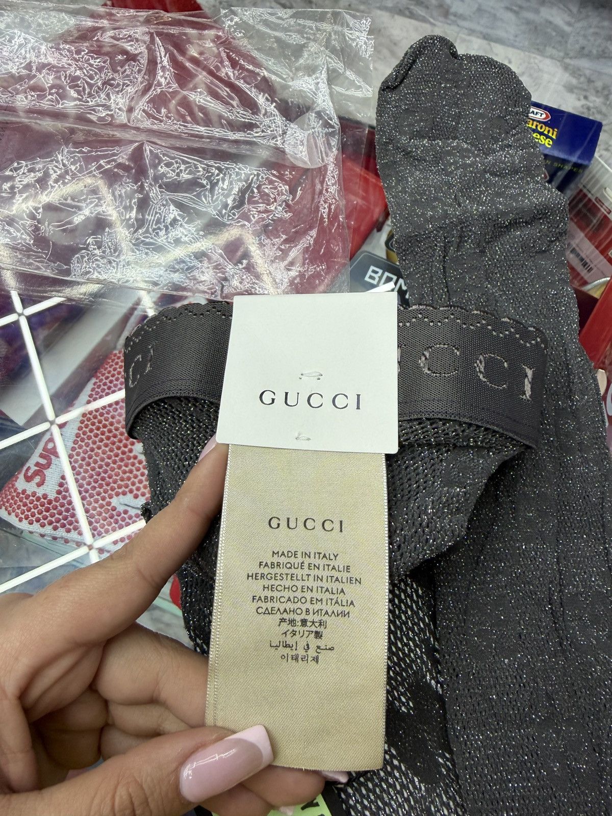 Gucci Gucci Tights/Leggings Mono Grey Size 26" / US 2 / IT 38 - 5 Thumbnail