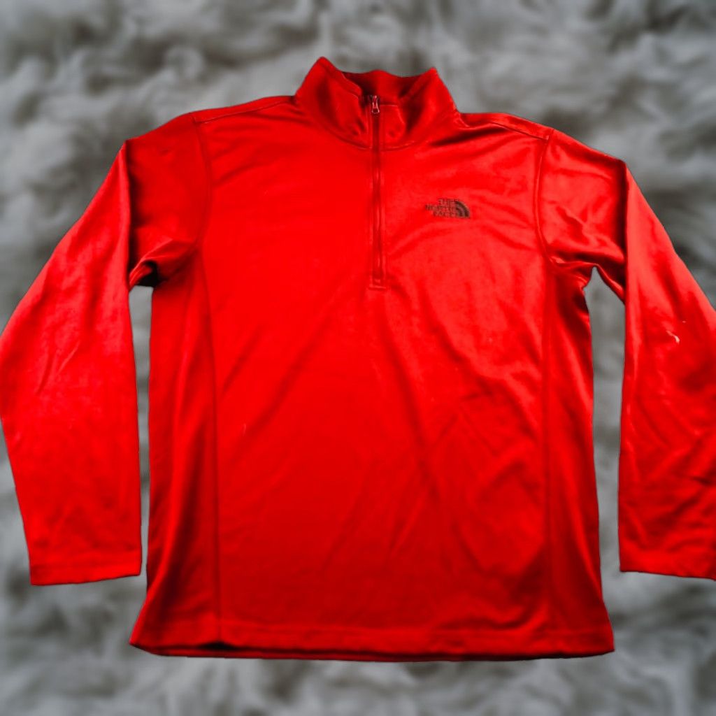The North Face The North Face Performance Jacket Mens Red 1/4 Zip Medium Regular Polyester Activewear Size US M / EU 48-50 / 2 - 1 Thumbnail