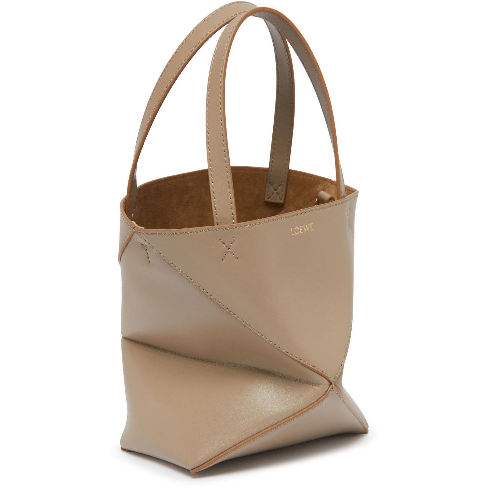 Loewe LOEWE Puzzle Mini Fold Sand Leather Tote Bag New/Authentic Size ONE SIZE - 2 Thumbnail