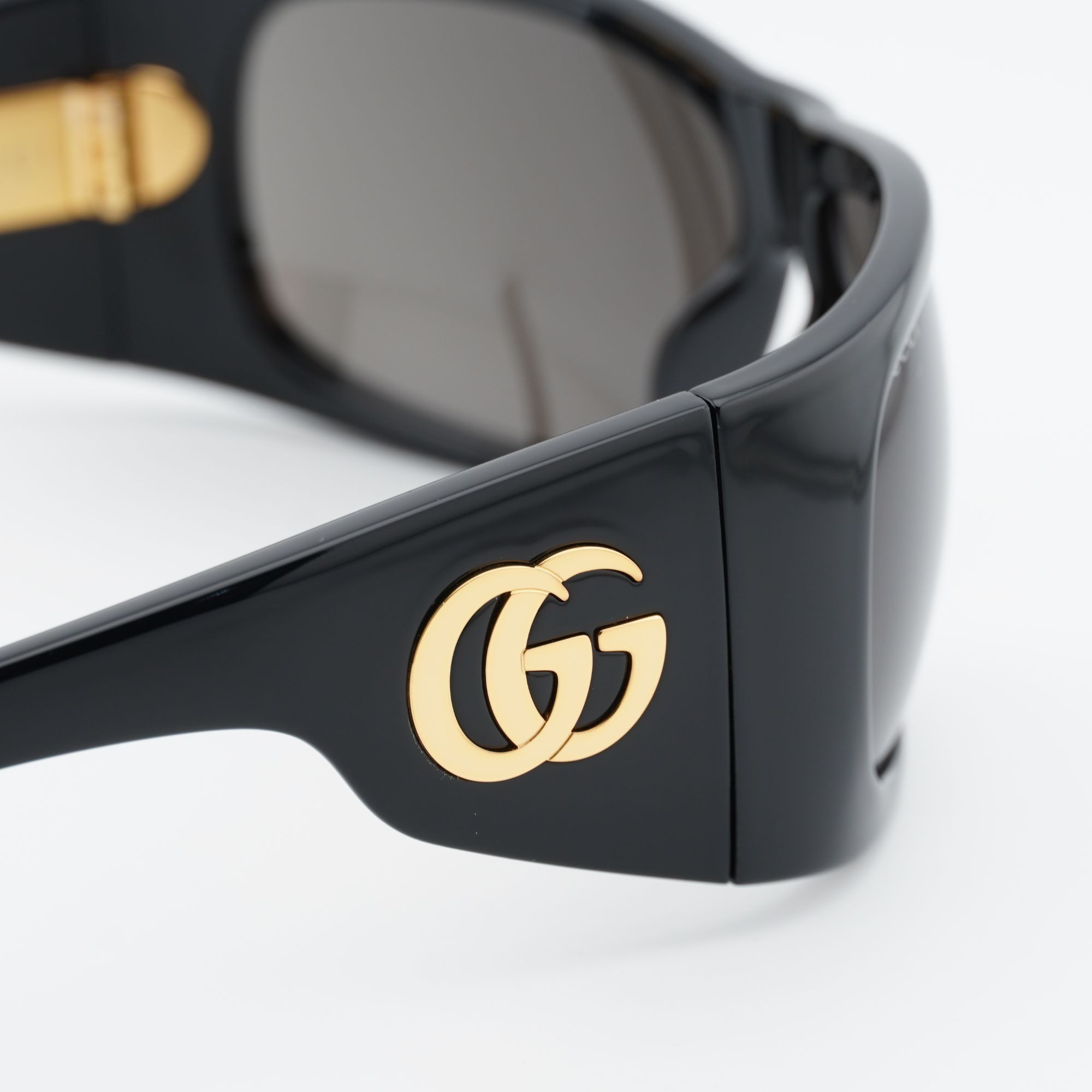 Gucci Gucci GG2170S 001 Sunglasses Black Rectangle Frame Size ONE SIZE - 9 Thumbnail