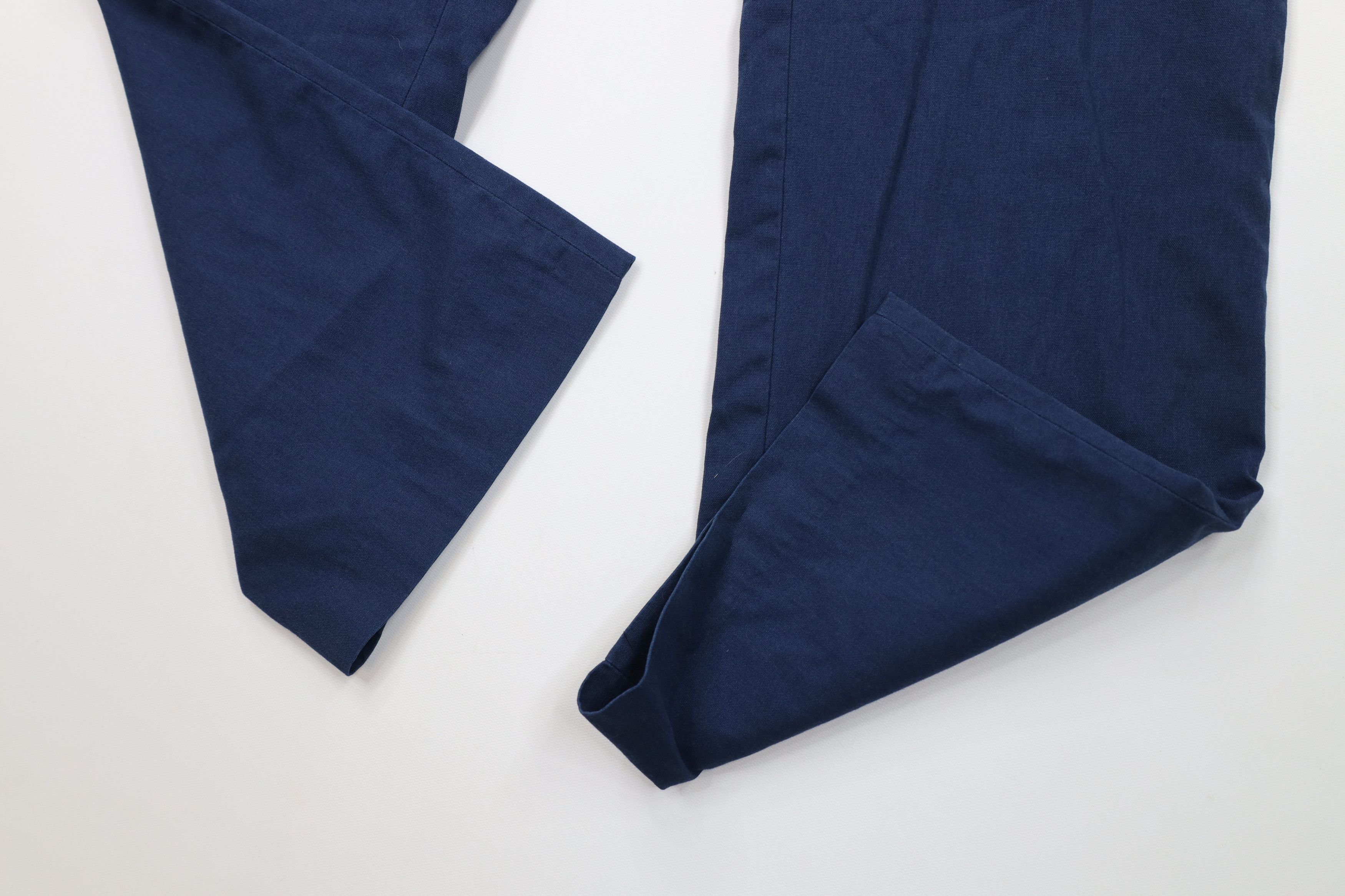 Vintage Vintage 70s Streetwear Wide Leg Workwear Pants Blue USA Size US 34 / EU 50 - 5 Thumbnail