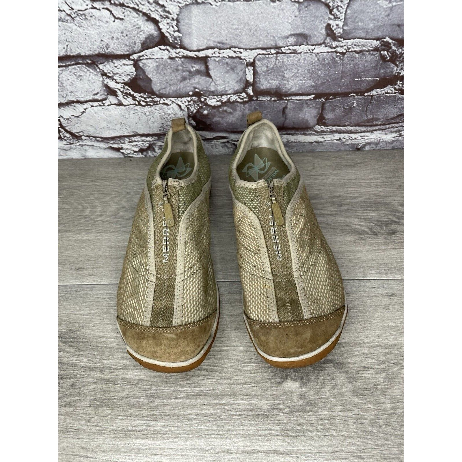 Merrell Merrell Lorelei Zip Deep Tan Synthetic Sneakers Shoes Women Size US 9 / IT 39 - 12 Thumbnail
