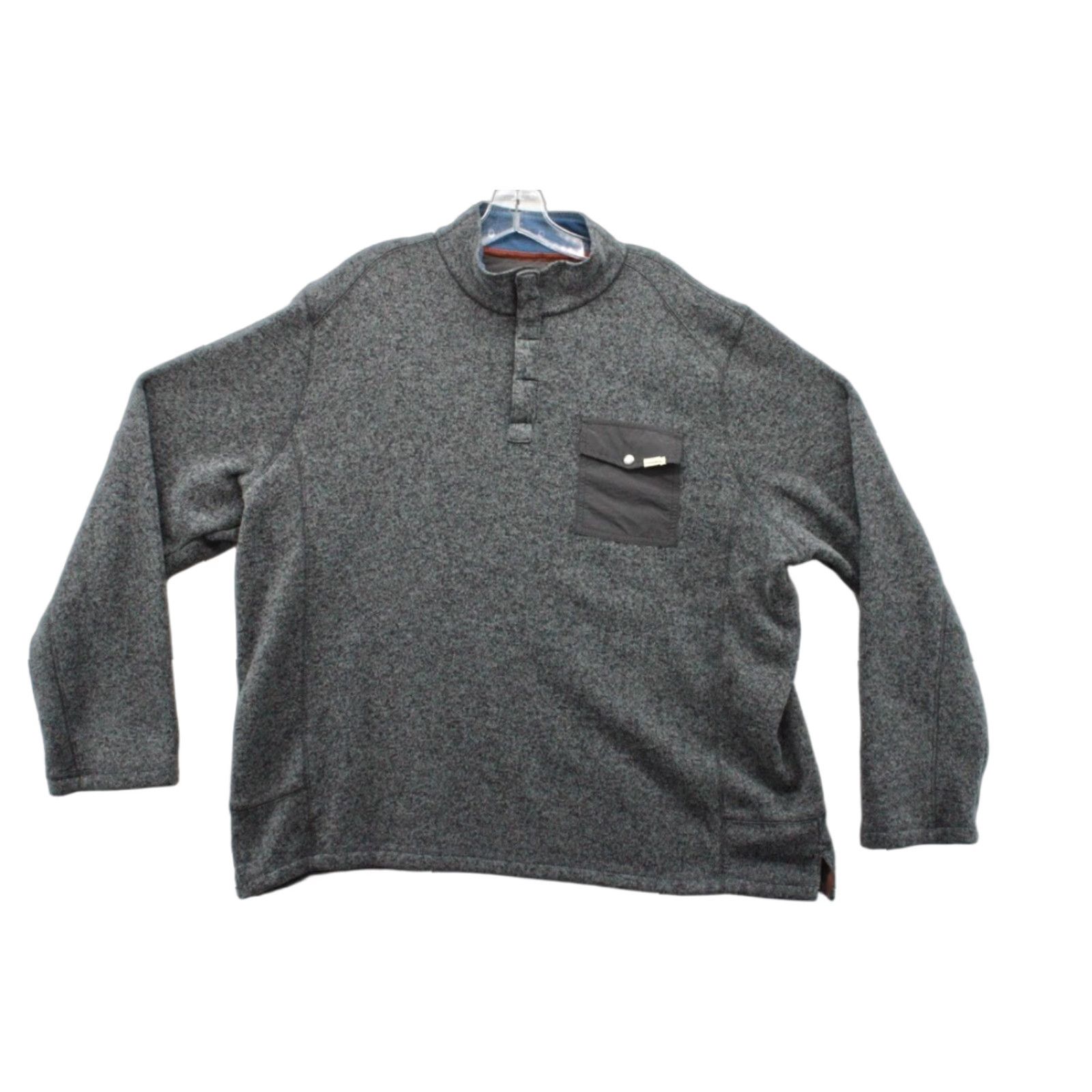 Vintage Woolrich Sweater Mens XXL Gray Quarter Snap Long Sleeve Mock Neck Cabincore Shirt (if needs adapt) Size US XXL / EU 58 / 5 - 1 Thumbnail