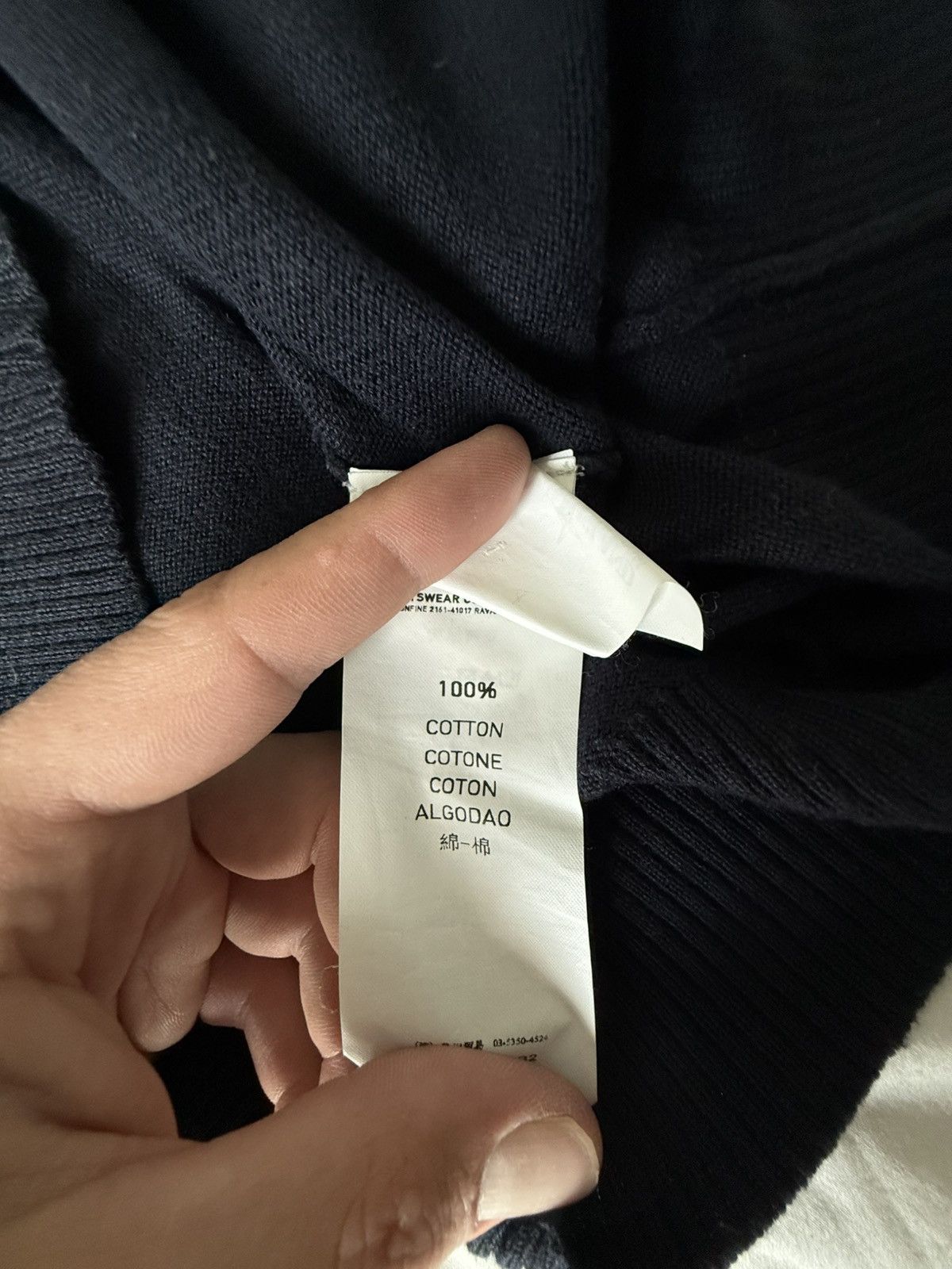 Stone Island Stone Island Navy Sweater Size US XL / EU 56 / 4 - 5 Thumbnail