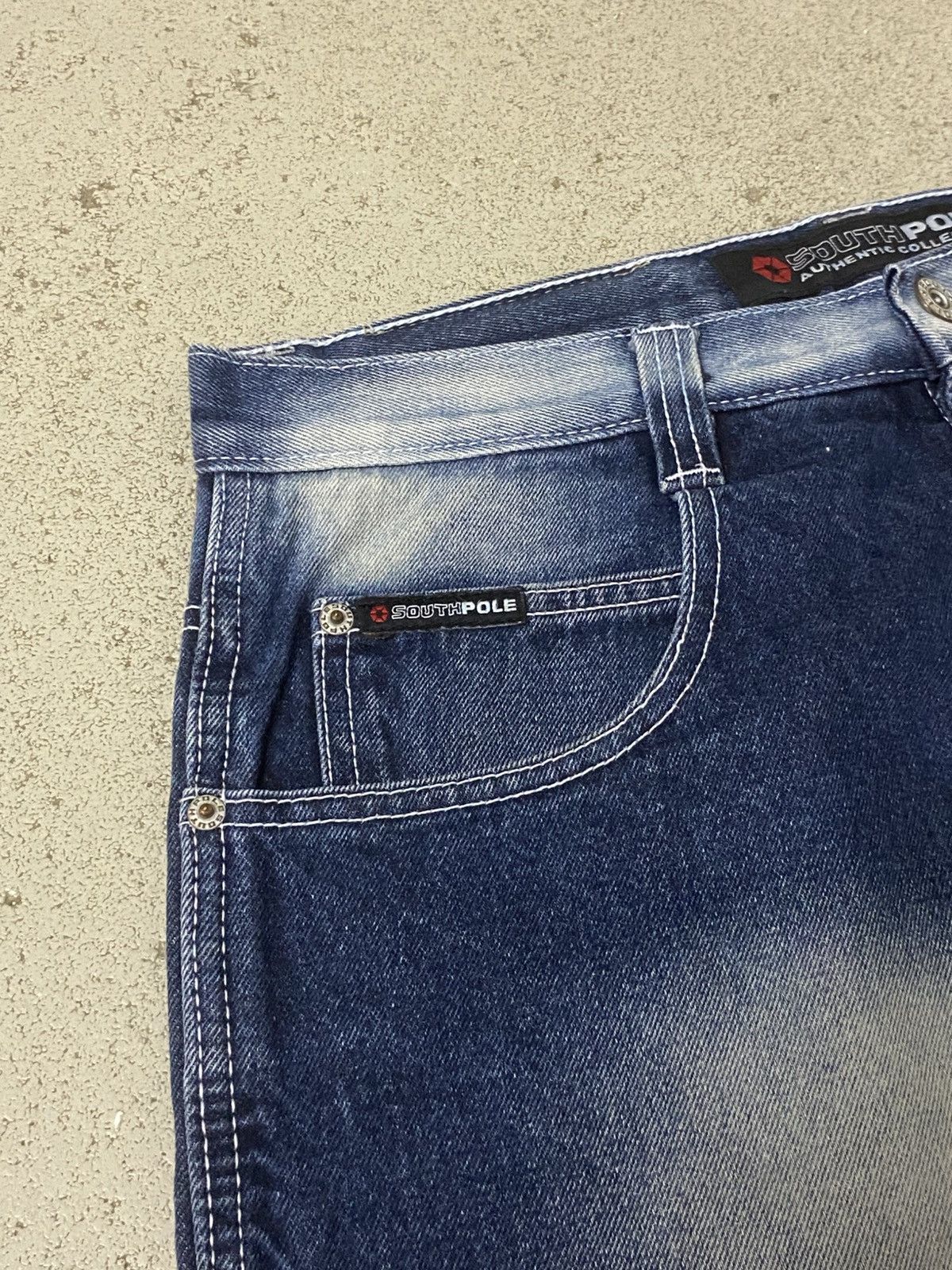 Southpole Southpole Baggy Jorts Vintage Y2K Carpenter Denim Shorts W34 Size US 34 / EU 50 - 5 Thumbnail